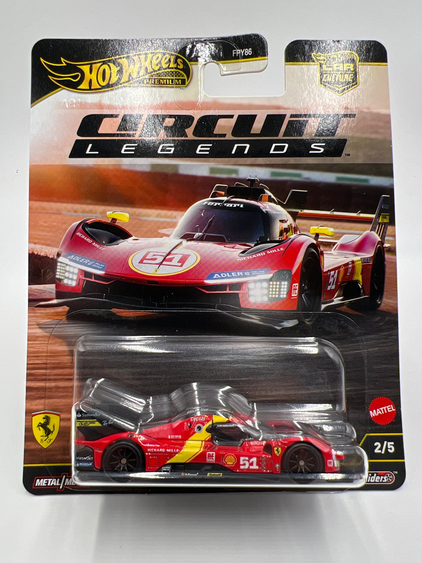 2025 Hot Wheels Car Culture Premium Circuit Legends Complete Set Of 5