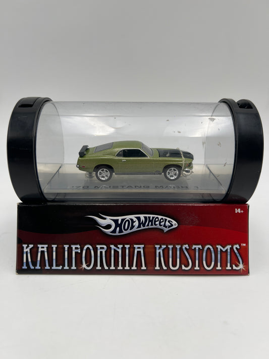 Hot Wheels Kalifornia Kustoms 70 Mustang Mach 1 Green