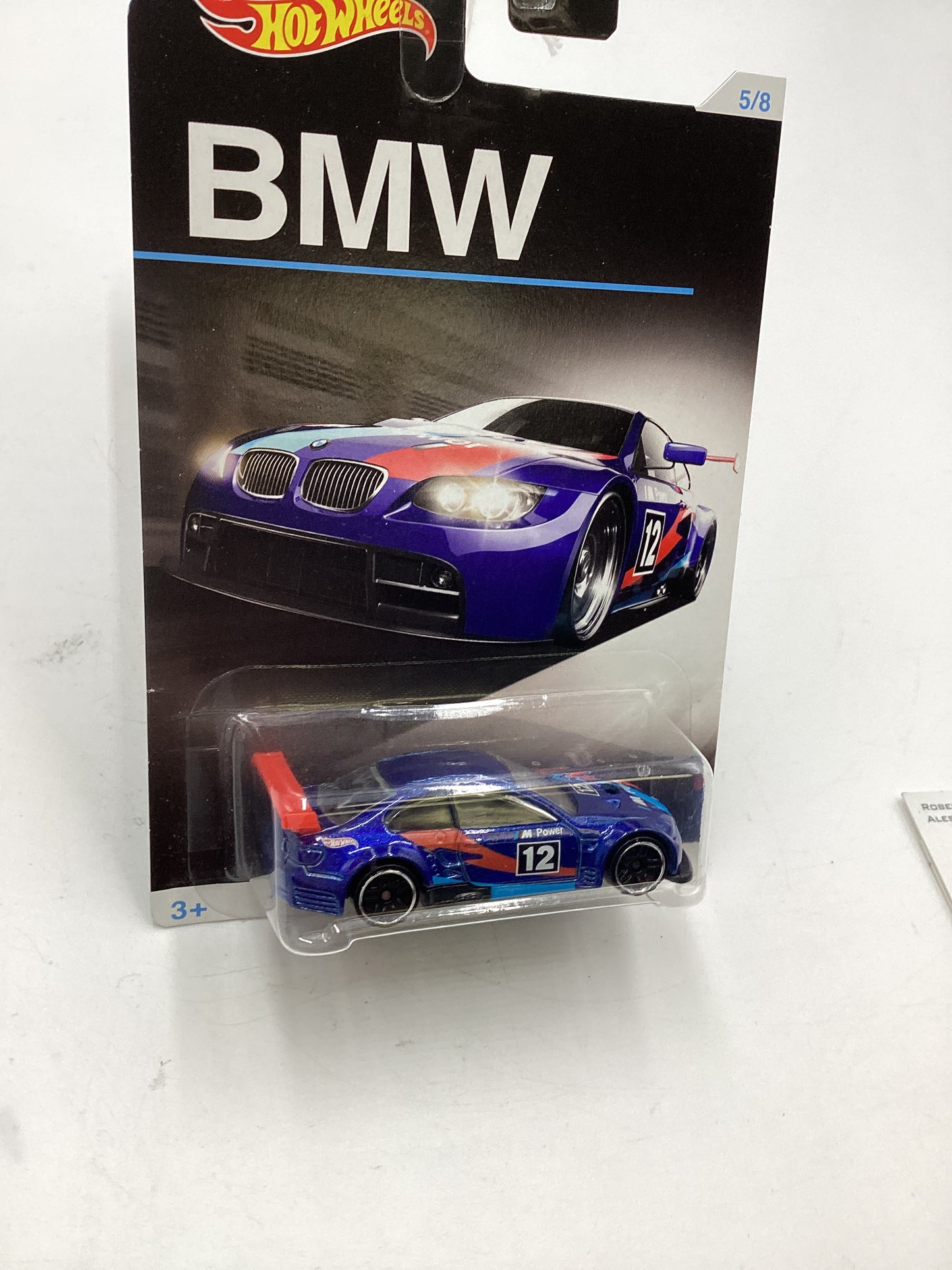 Hot Wheels BMW Series #5 BMW M3 GT2 Blue Walmart Exclusive 152D