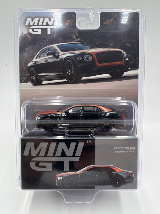 Mini GT #991 Bentley Flying Spur Orange Flame/Onyx 233G