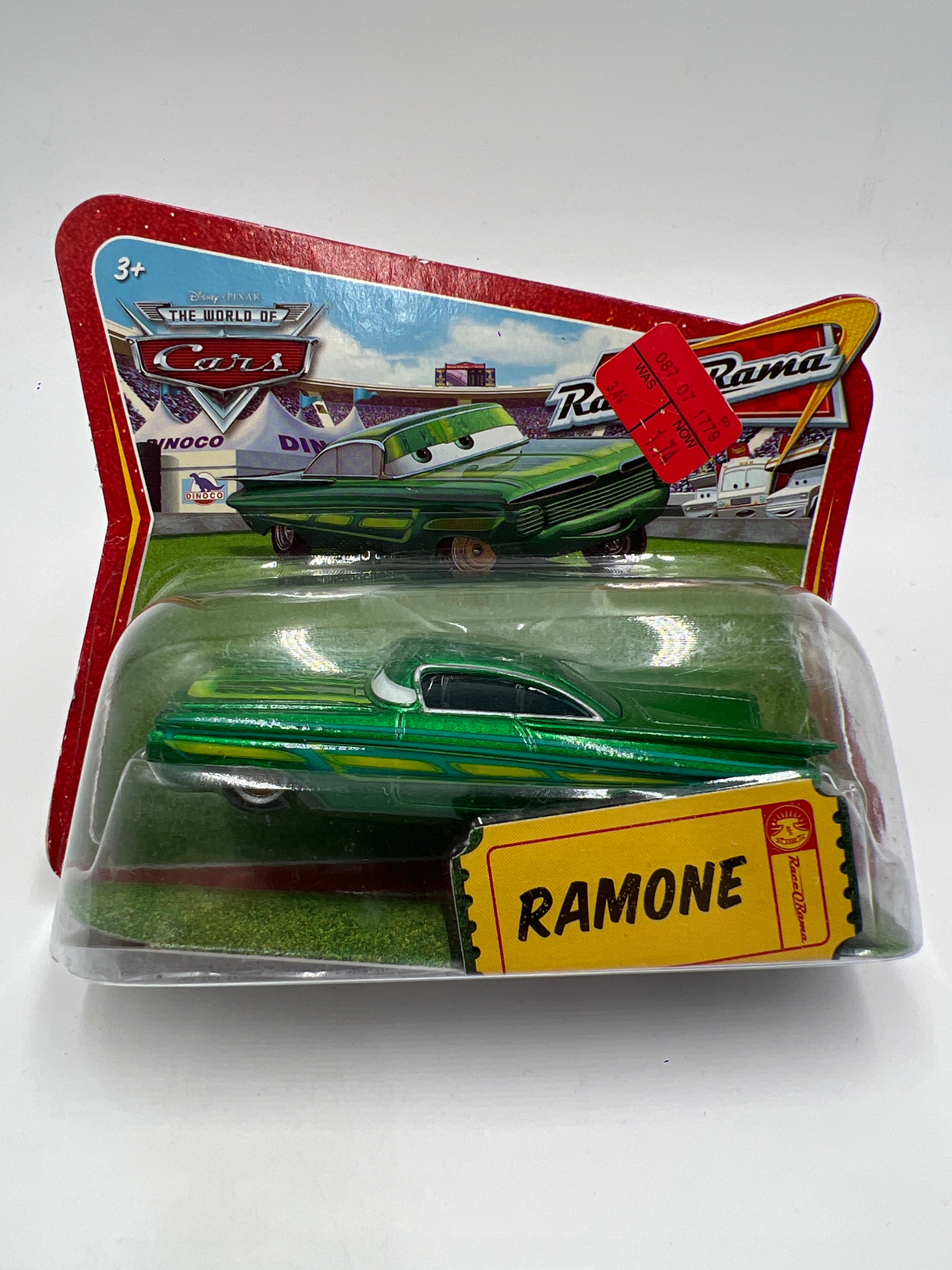 Disney Pixar The World Of Cars Race O Rama Short Card Ramone Green