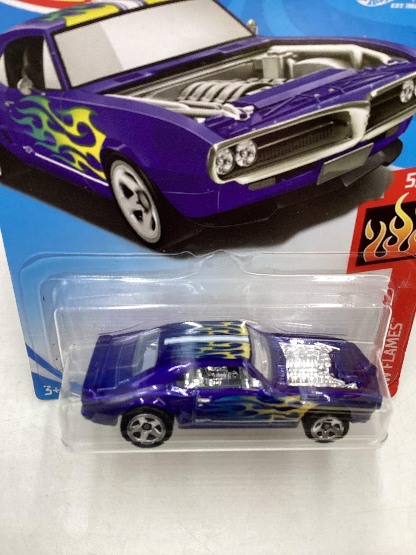 Hot Wheels 2018 Custom 67 Pontiac Firebird Blue #324 36B