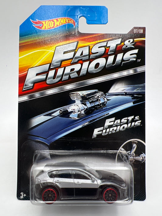 Hot Wheels Fast And Furious #7 Subaru WRX STI Black/Silver W/Protector