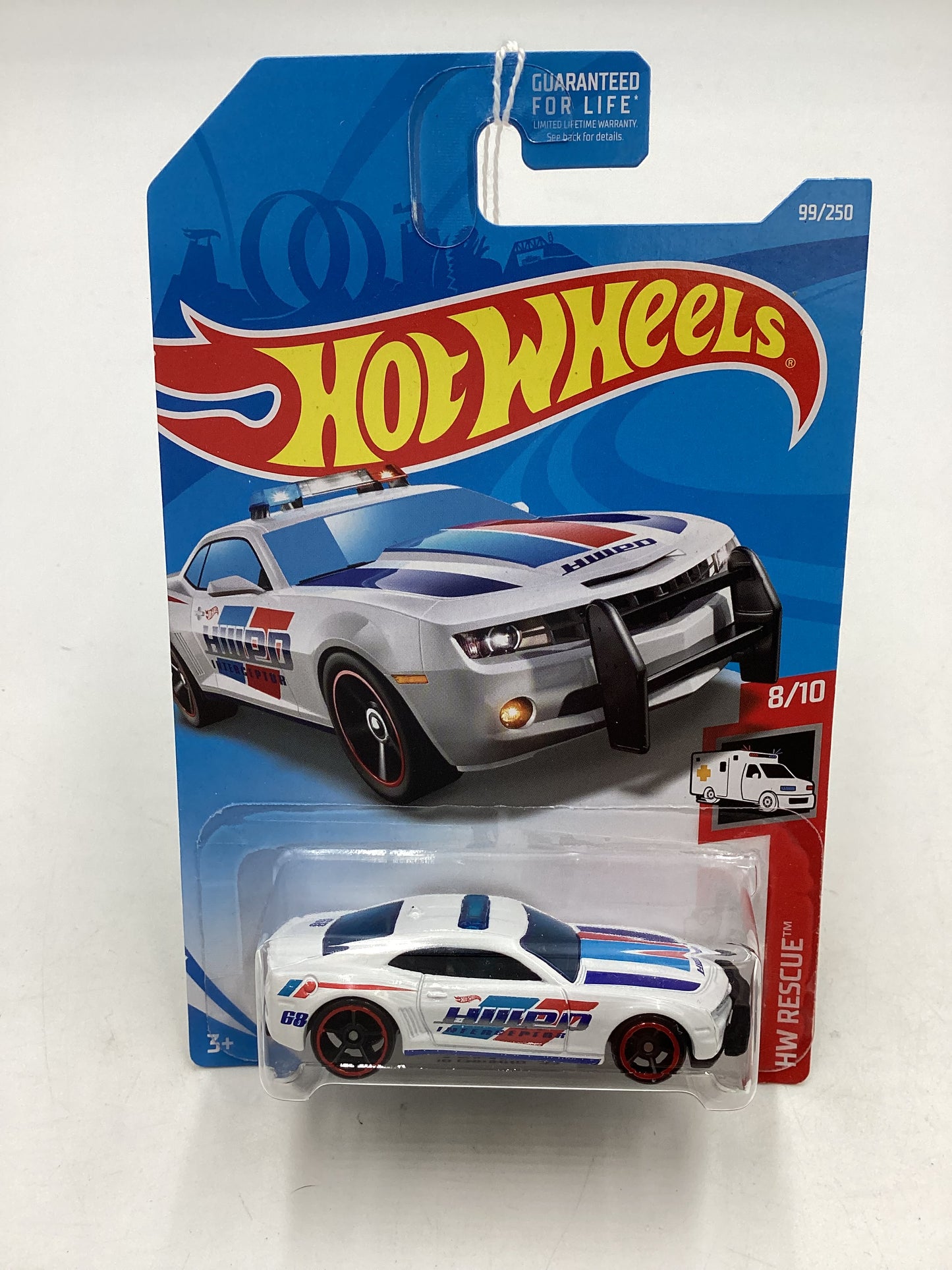 2019 Hot Wheels #99 10 Camaro SS white 2H