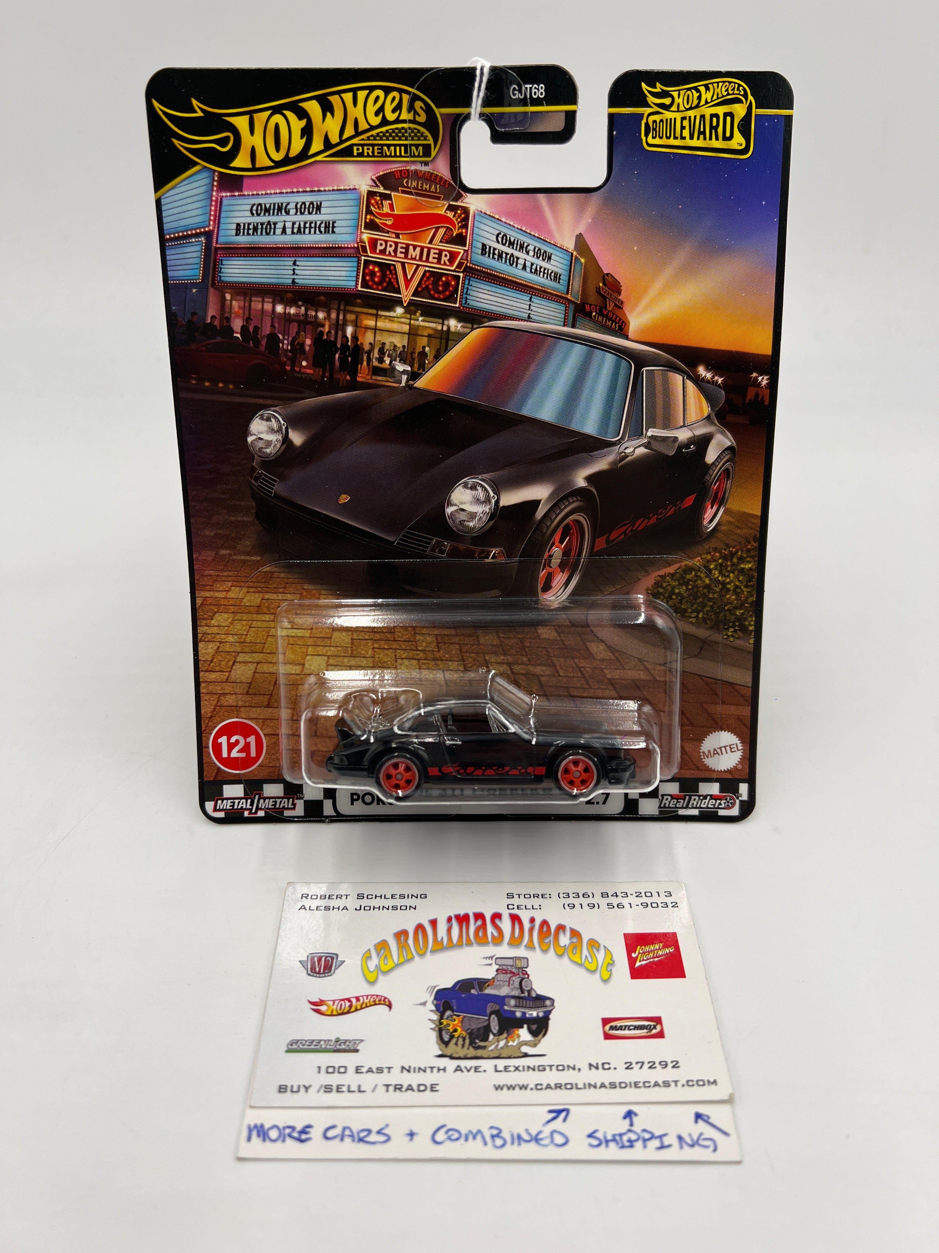 2025 Hot Wheels Premium Boulevard #121 Porsche 911 Carrera
