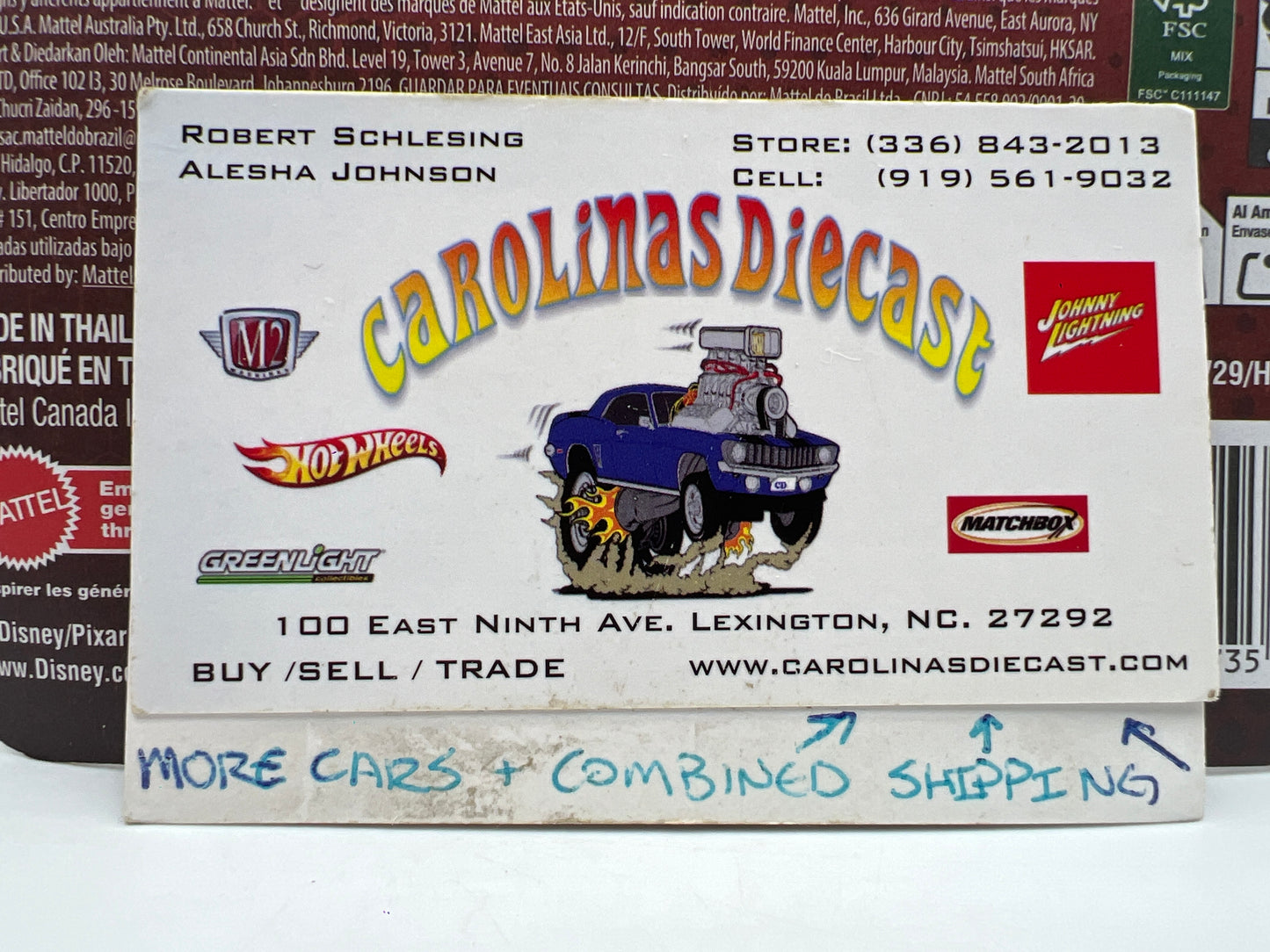 Disney Pixar Cars GRC #6 Raoul Caroule raul ligerro 142G