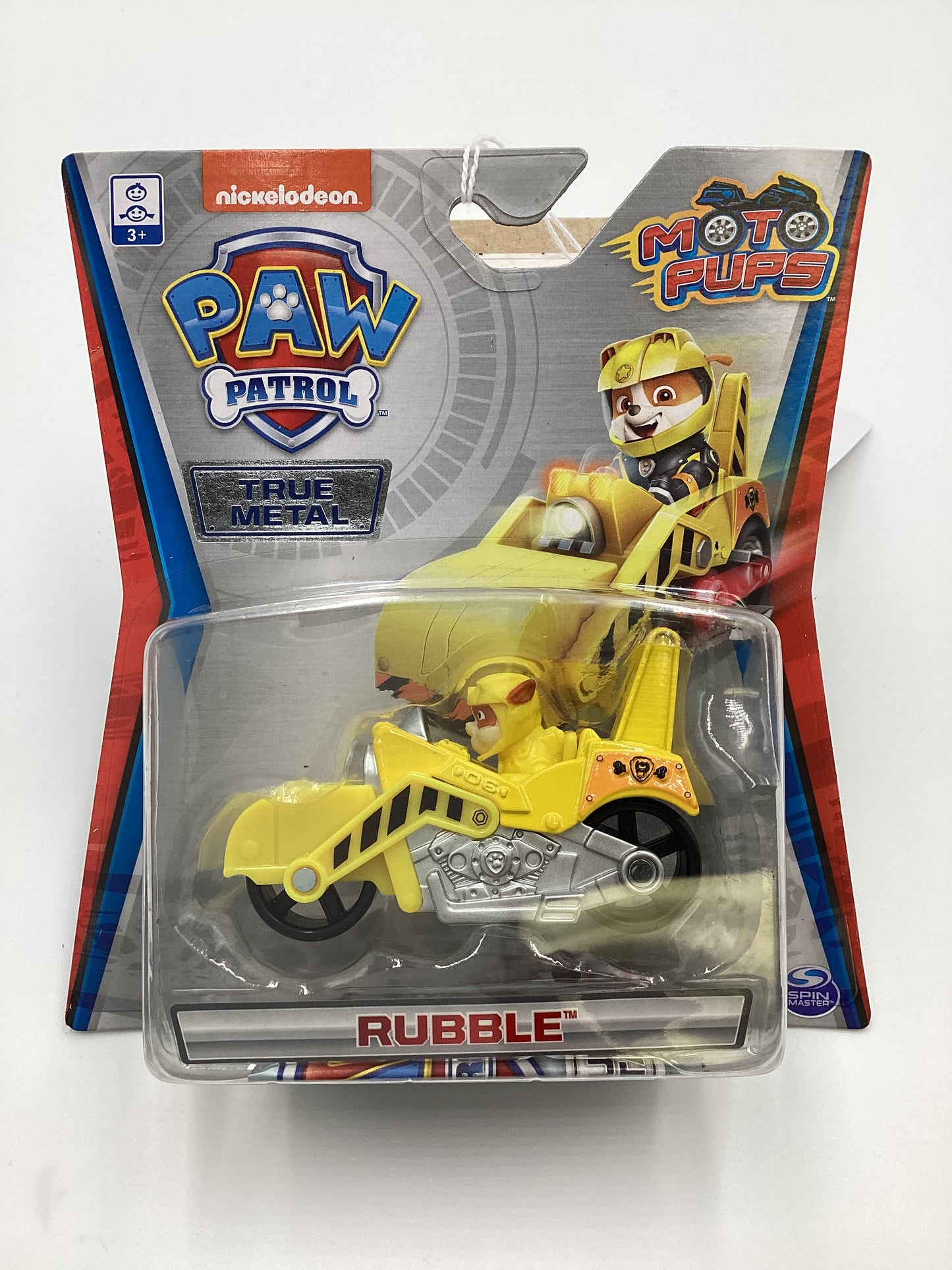 Nickelodeon Paw Patrol Moto Pups Rubble True Metal Rare 114A