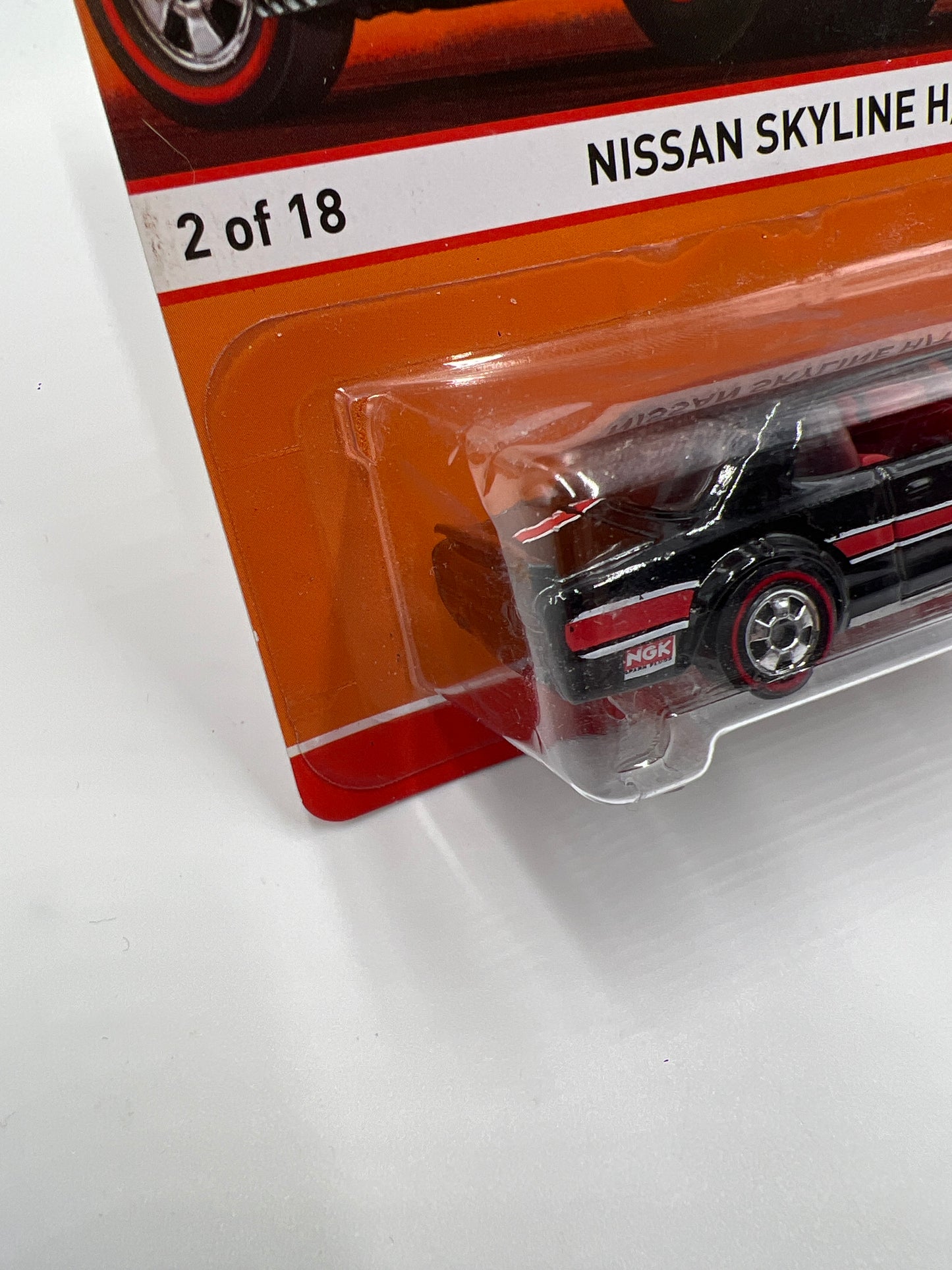 Hot Wheels Heritage Redline #2 Nissan Skyline H/T 2000GT-X Black Cracked Blister SR