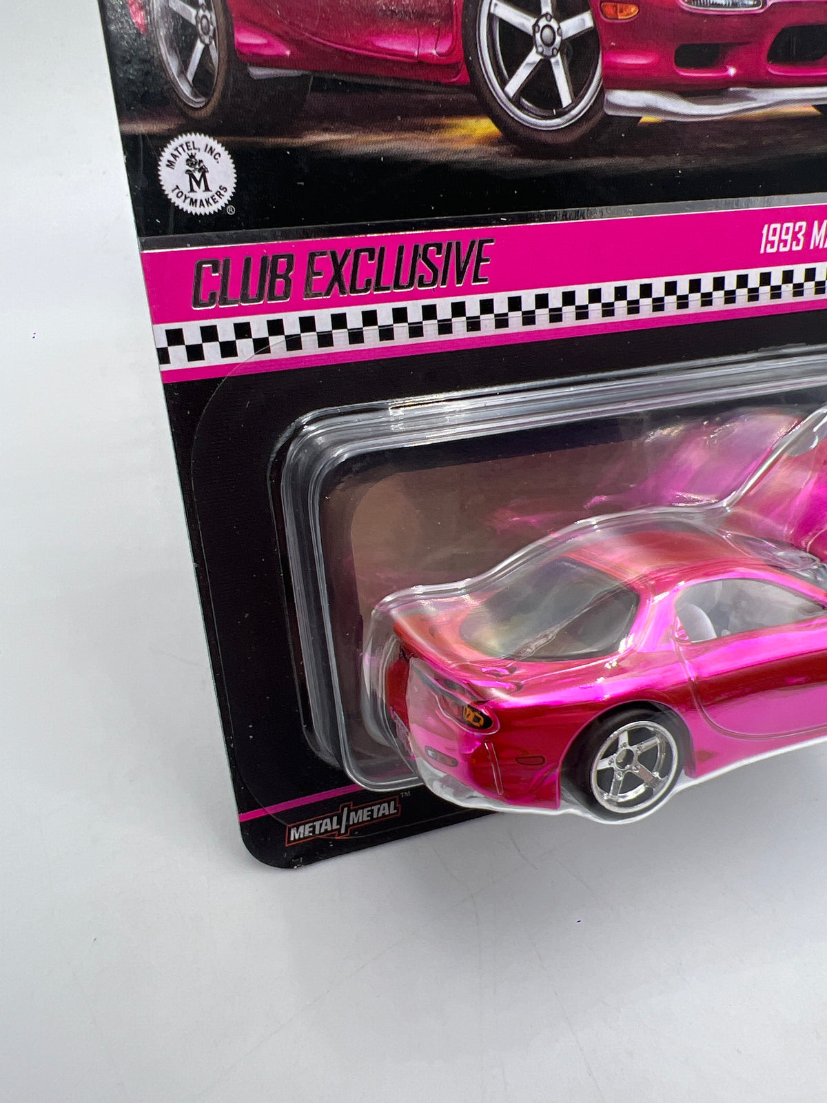 2026 Hot Wheels RLC Club Exclusive 1993 Mazda RX-7 R1 Pink W/Protector