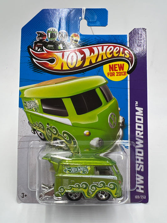2013 Hot Wheels Showroom #169 Kool Kombi Green 97A