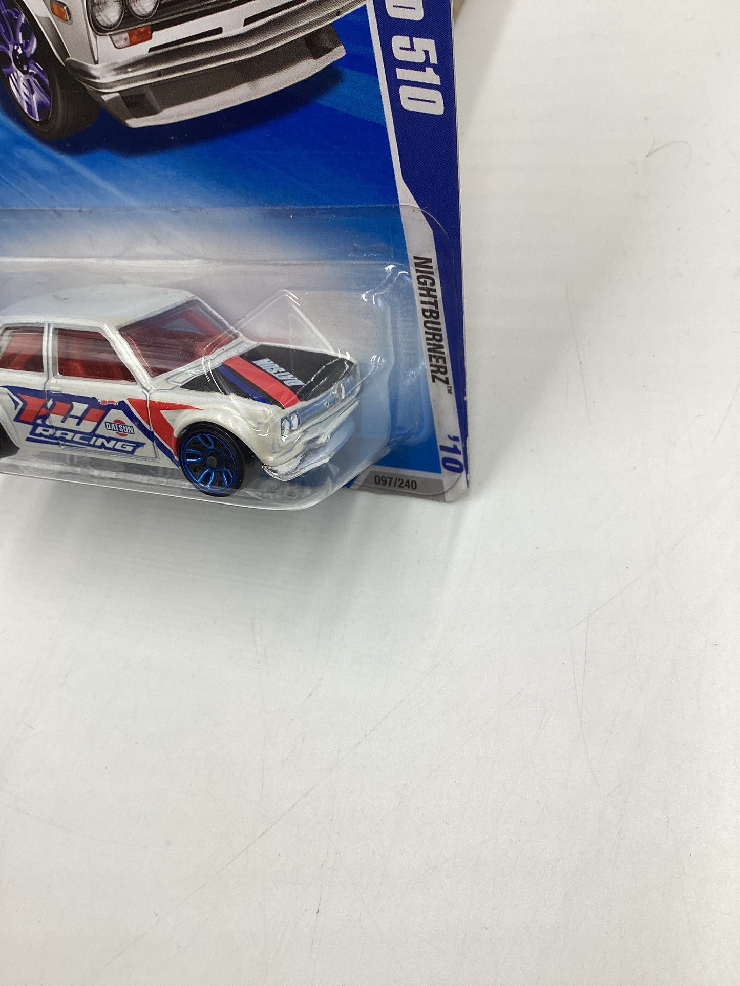 2010 Hot Wheels #97 Datsun Bluebird 510 Nightburnerz