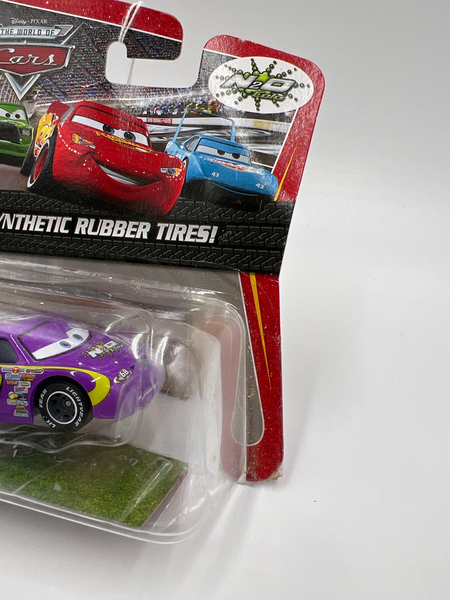 Disney Pixar The World Of Cars Rubber Tires N2O Cola No 68 140i