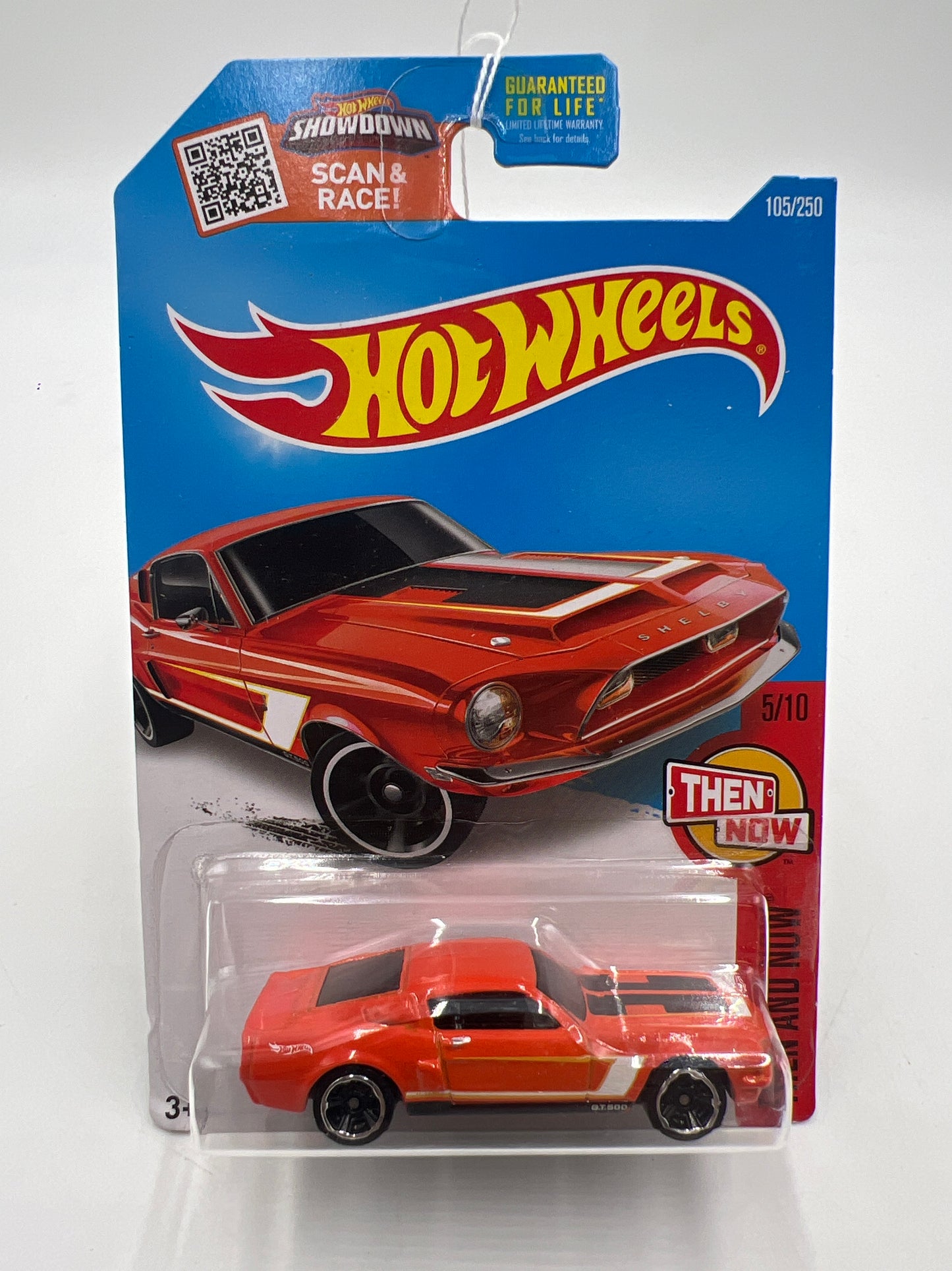 2016 Hot Wheels Then and Now #105 68 Shelby GT500 Orange 30G