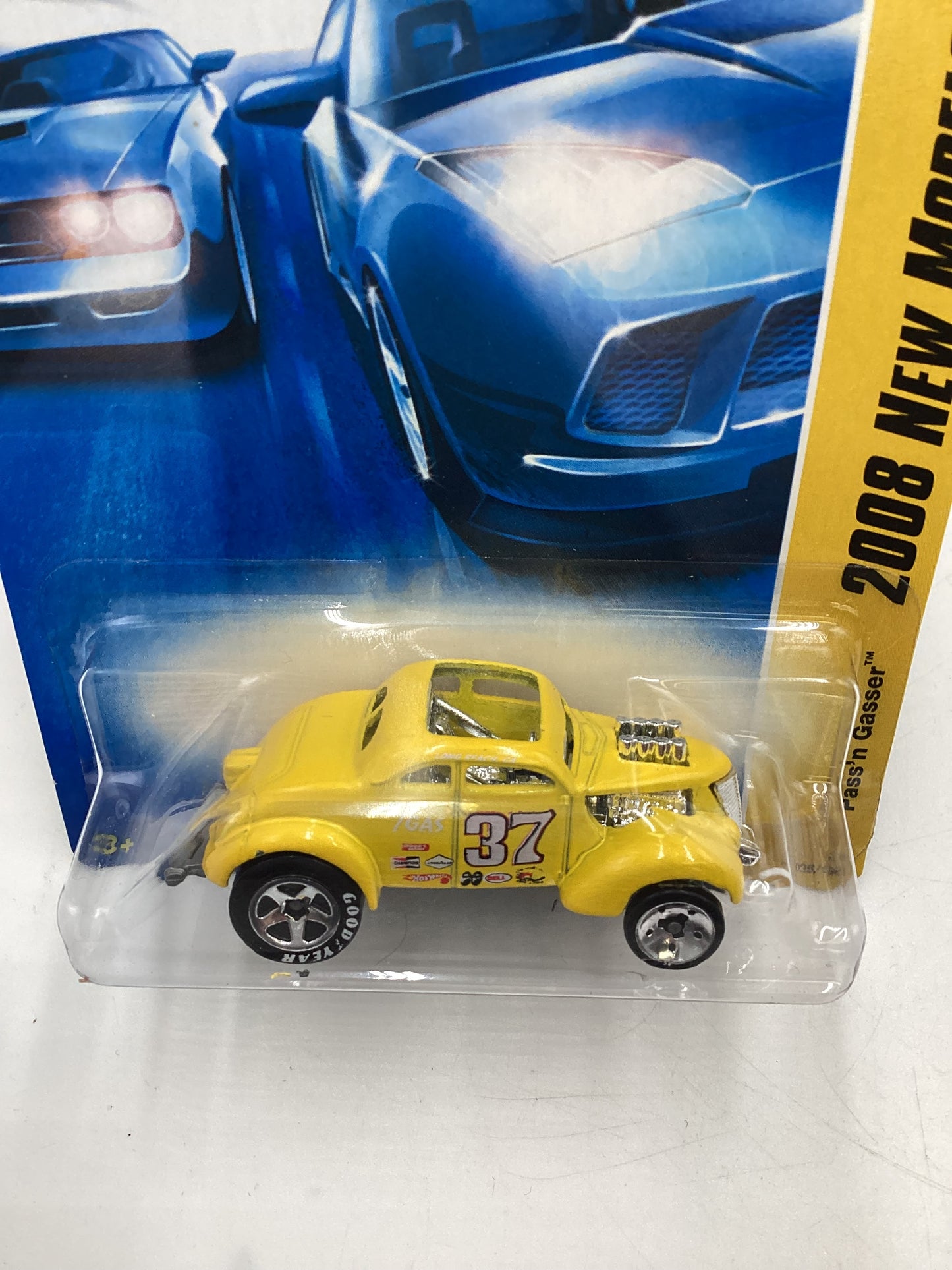 2008 Hot Wheels New Models #25 Pass N Gasser Yellow 56E