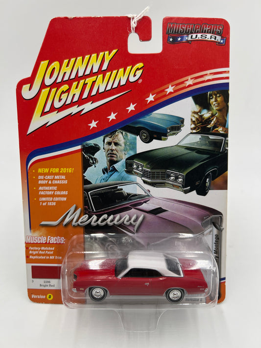 Johnny Lightning Muscle Cars USA #7 Release 2 Version D 1/1836 1971 Mercury Montego Red 220C
