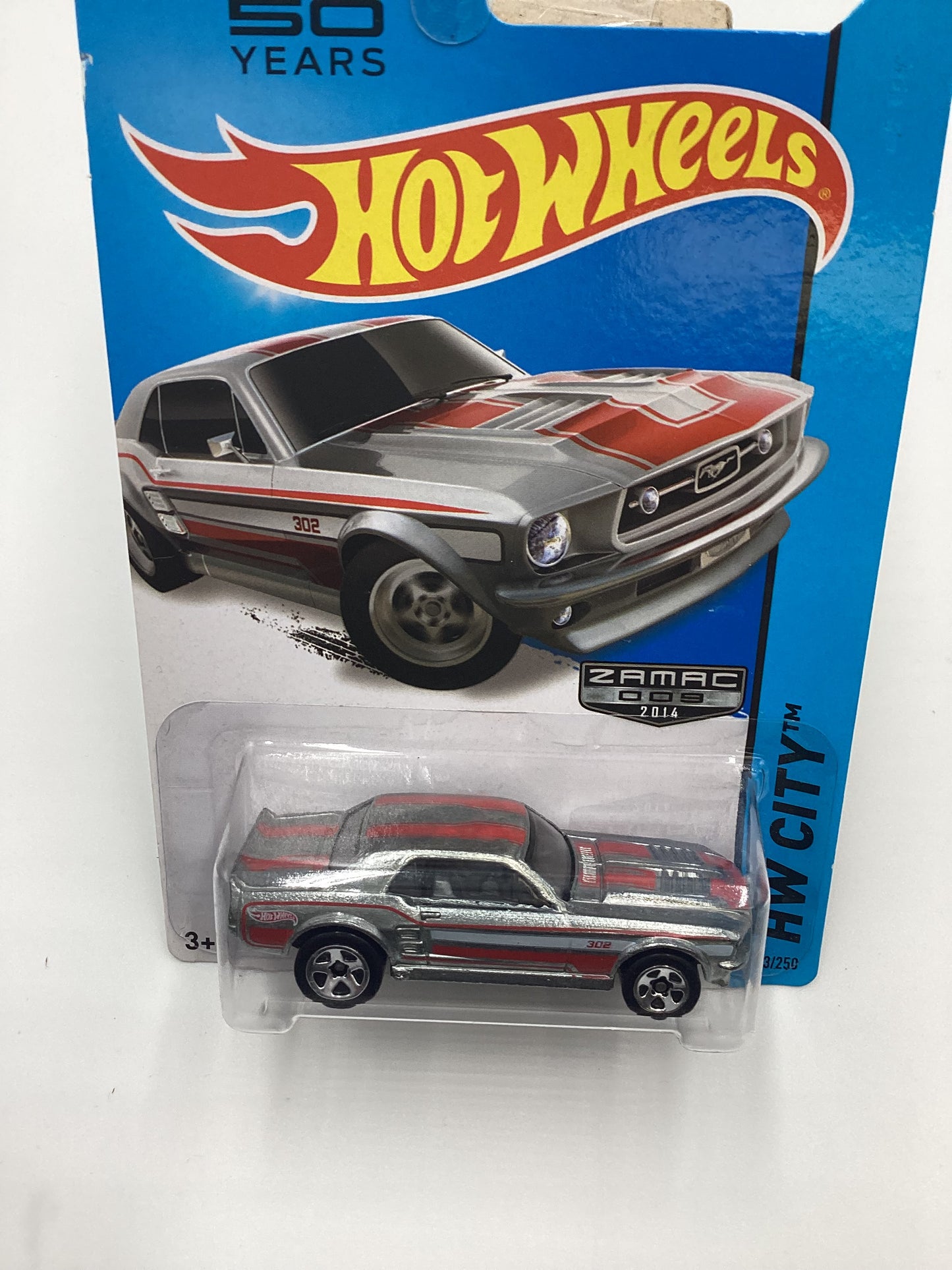 2014 Hot Wheels Zamac 009 #93 67 Ford Mustang Coupe