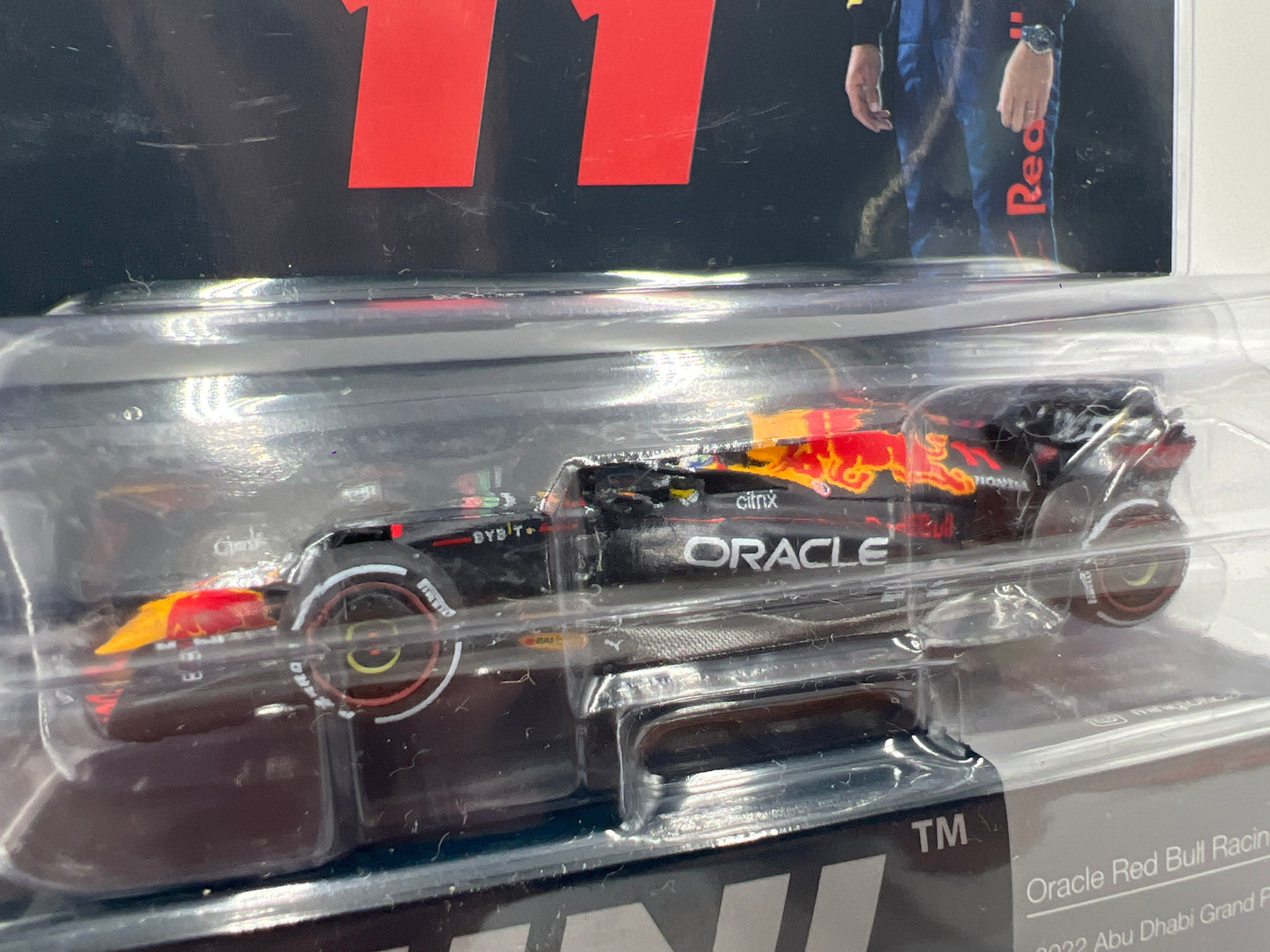 Mini GT Oracle Red Bull Racing #538 RB18 #11 Sergio Perez 2022 3rd Place Formula 1