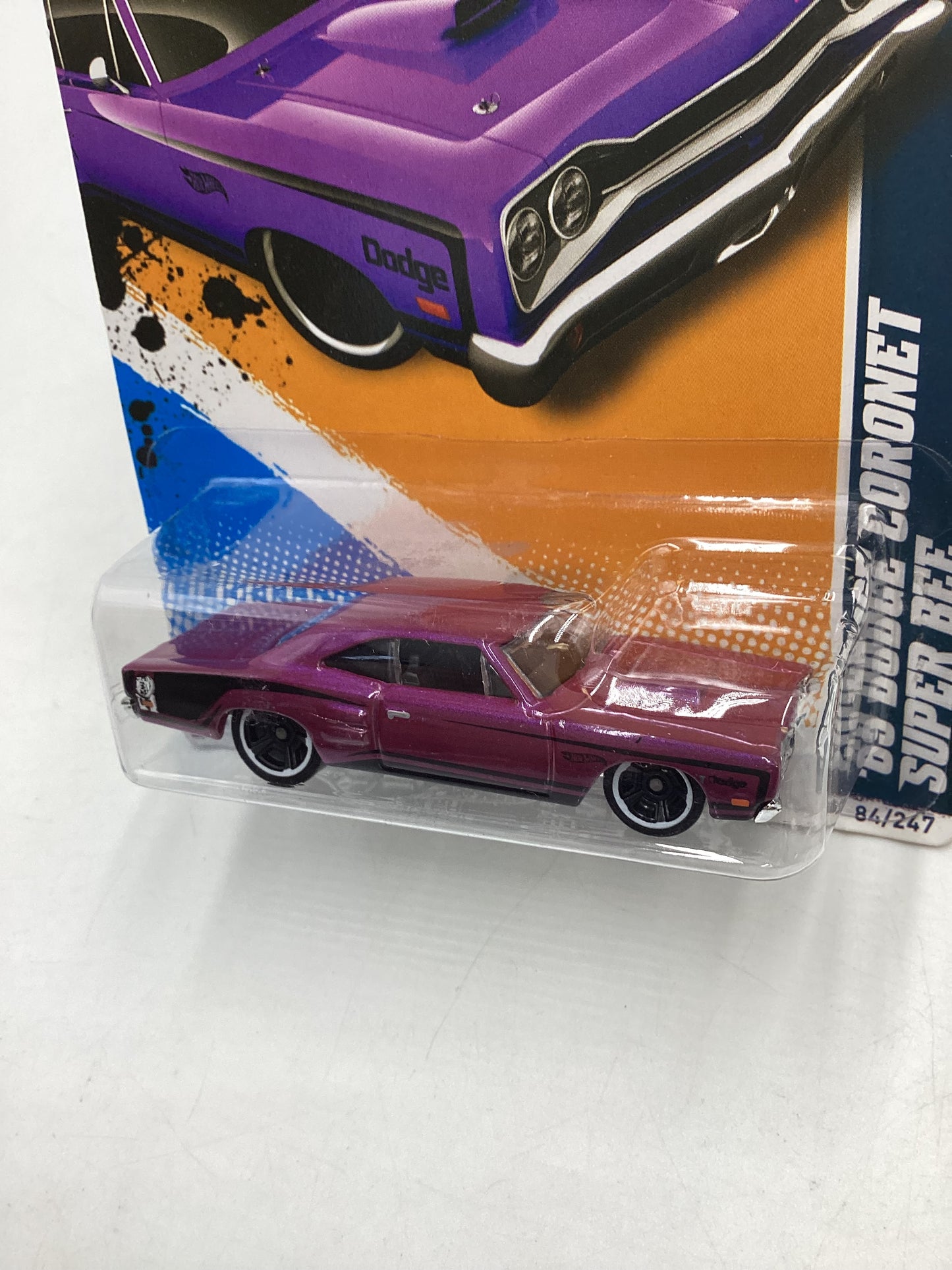 2012 Hot Wheels Muscle Mania Mopar #84 69 Dodge Coronet Super Bee 37G