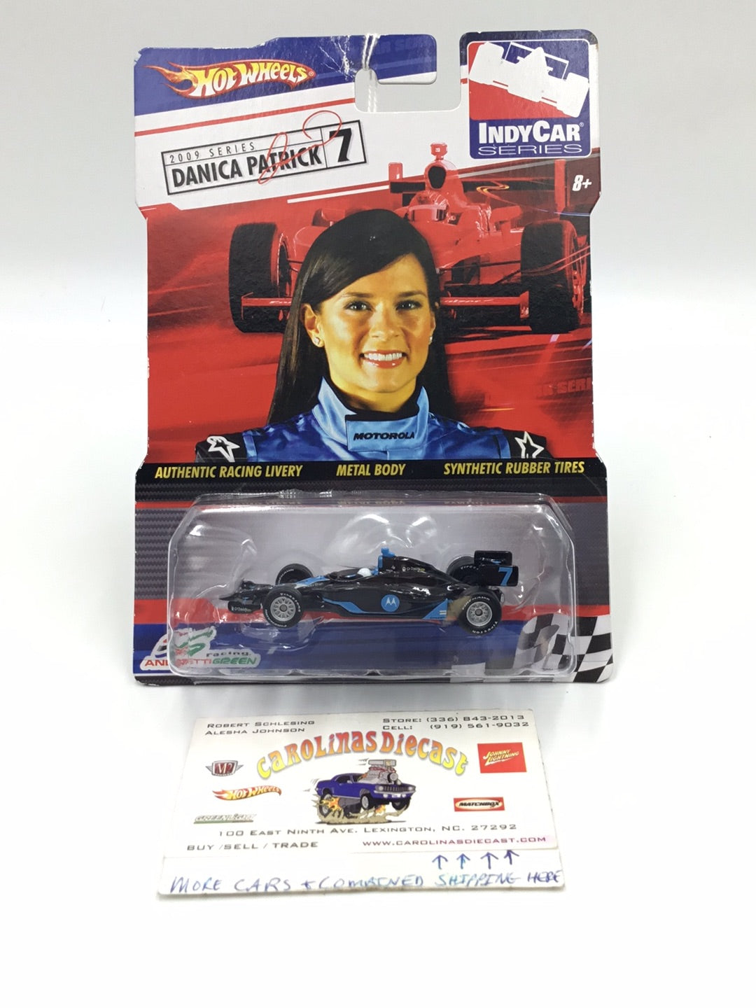 hot wheels Racing IndyCar 2009 Series #7 Danica Patrick