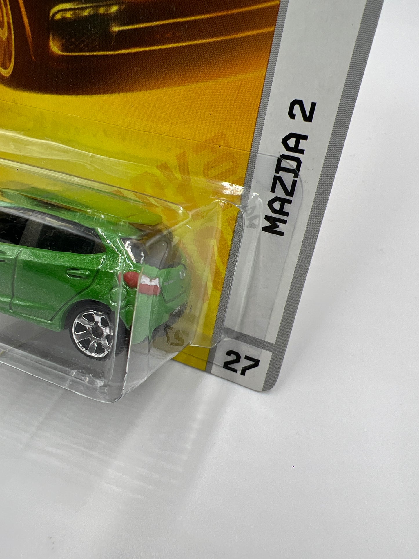 Matchbox #27 Metro Rides Mazda 2 Green W/Protector