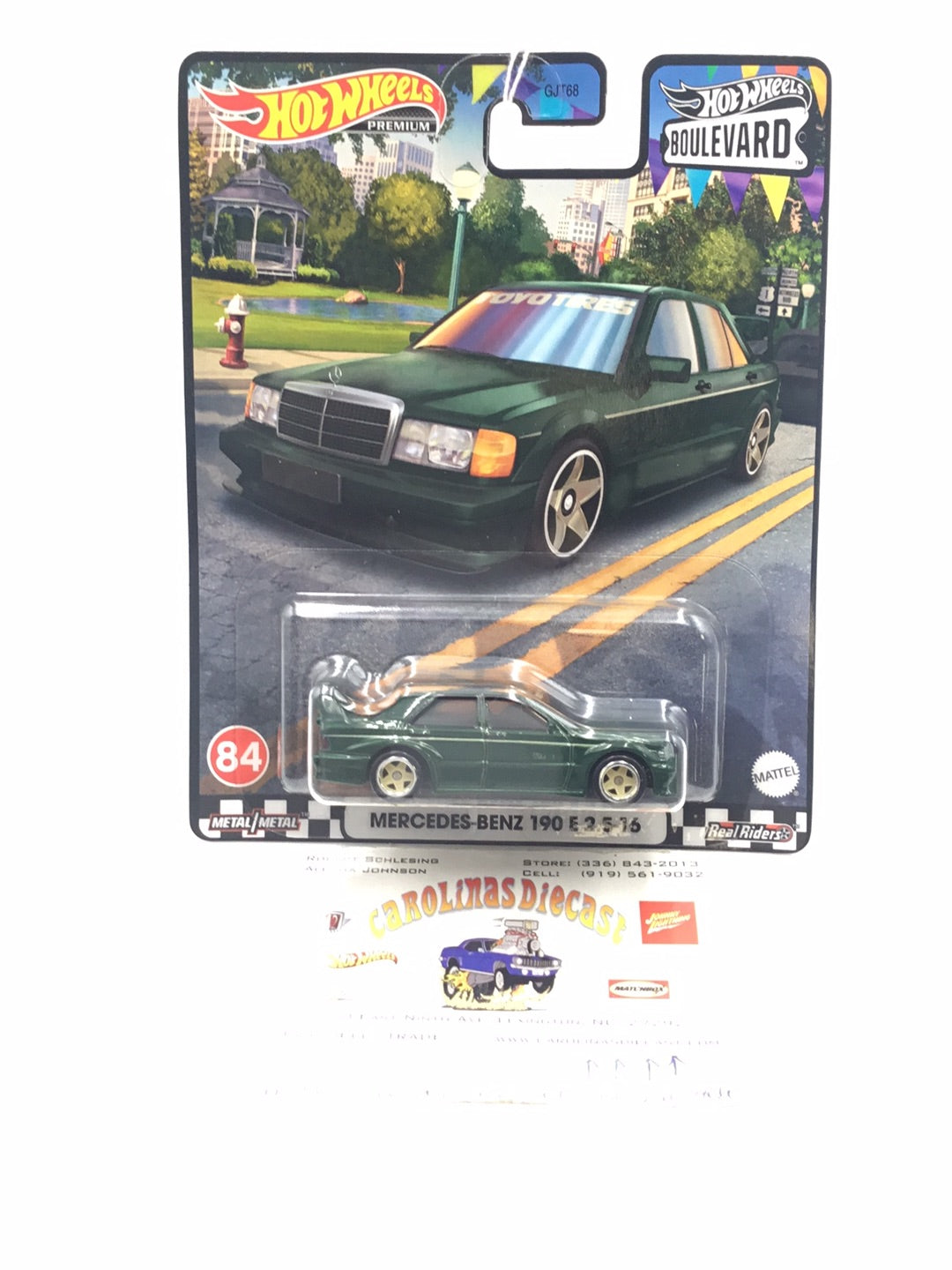 Hot Wheels Boulevard #84 Mercedes-Benz 190 E 2.5-16 D5