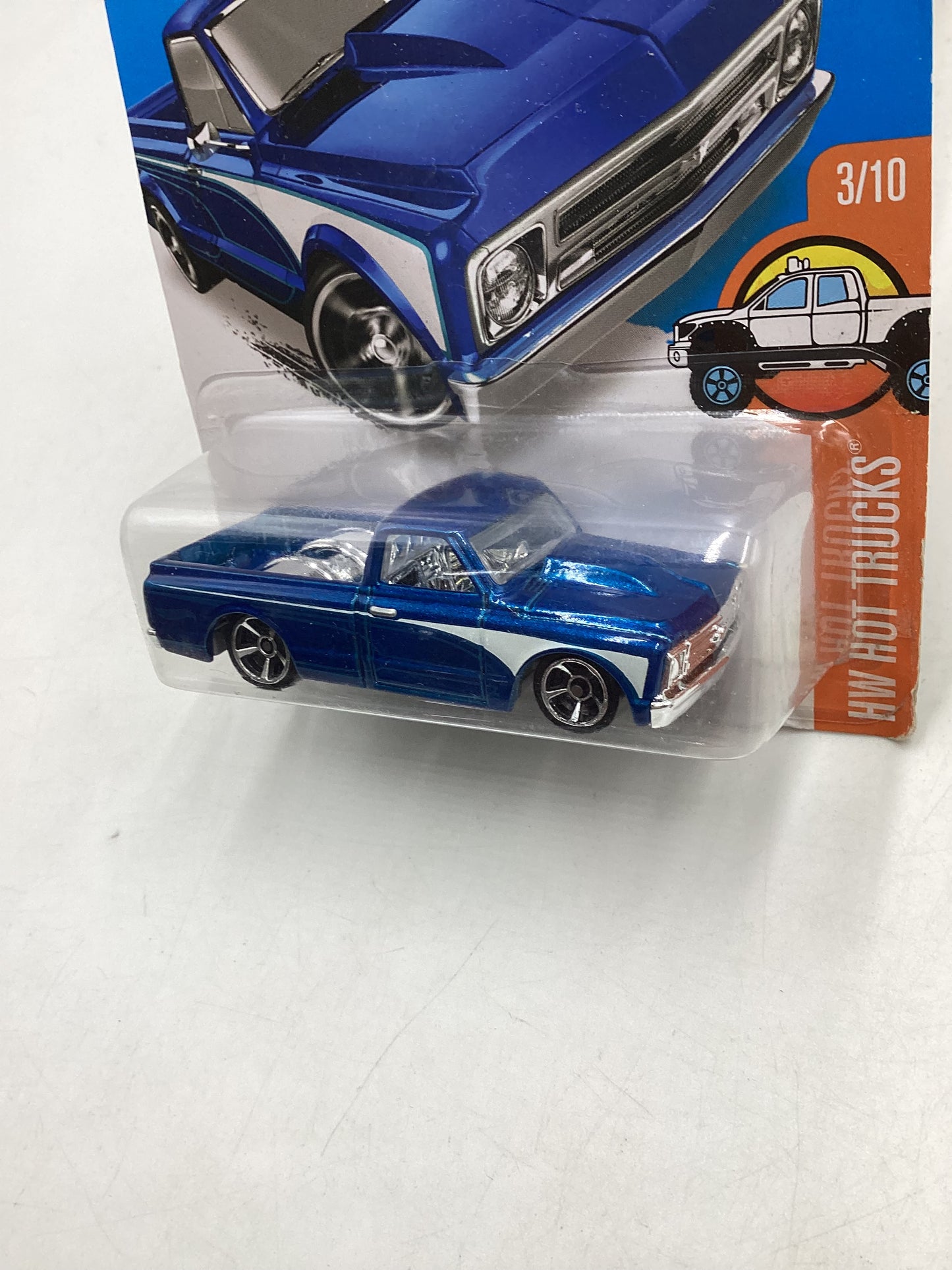 2016 Hot wheels #143 67 Chevy C10 Blue 6B