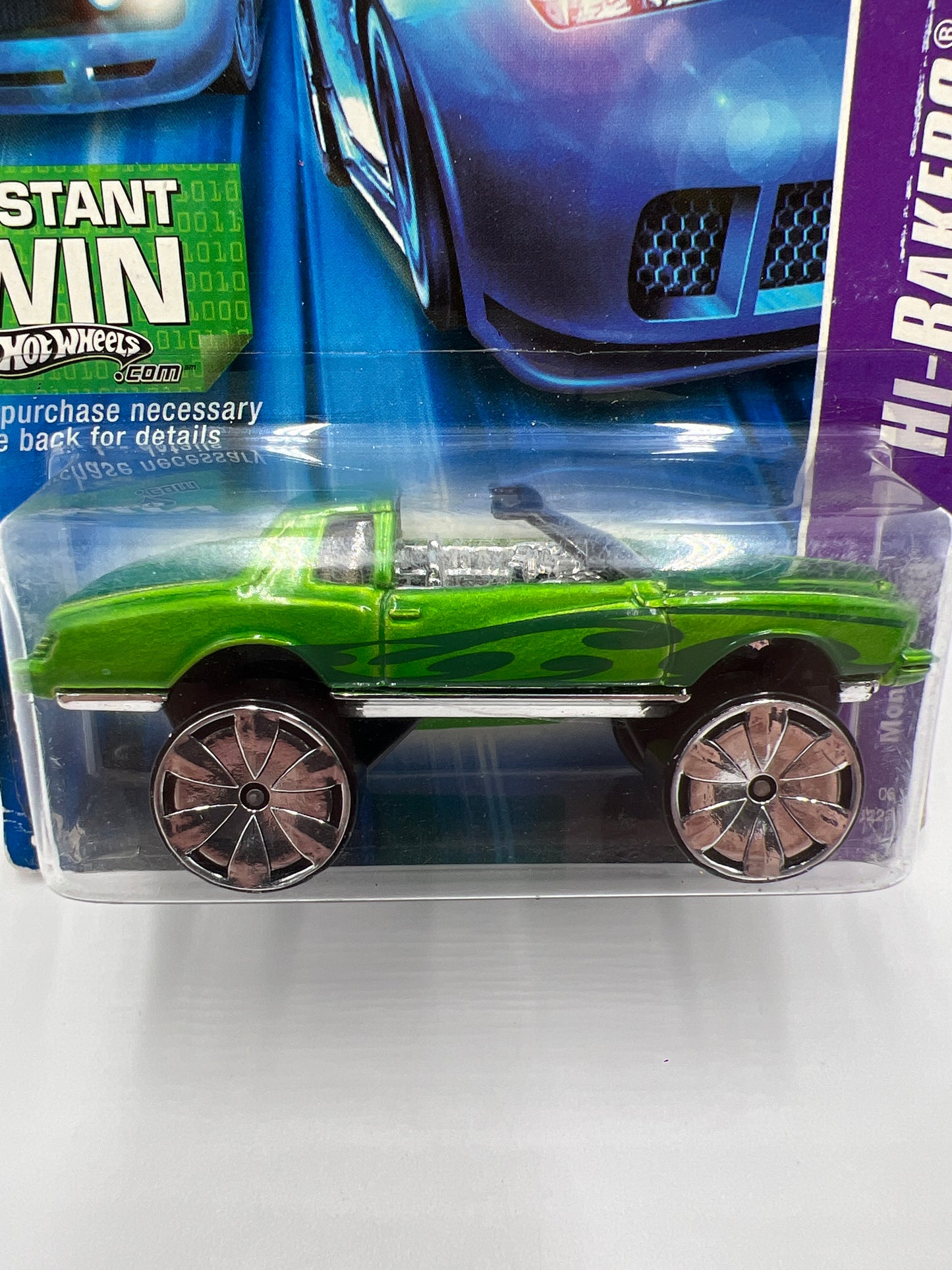 2007 Hot Wheels #101 Hi-Rakers Montezooma Green Card Not Perfect 56A