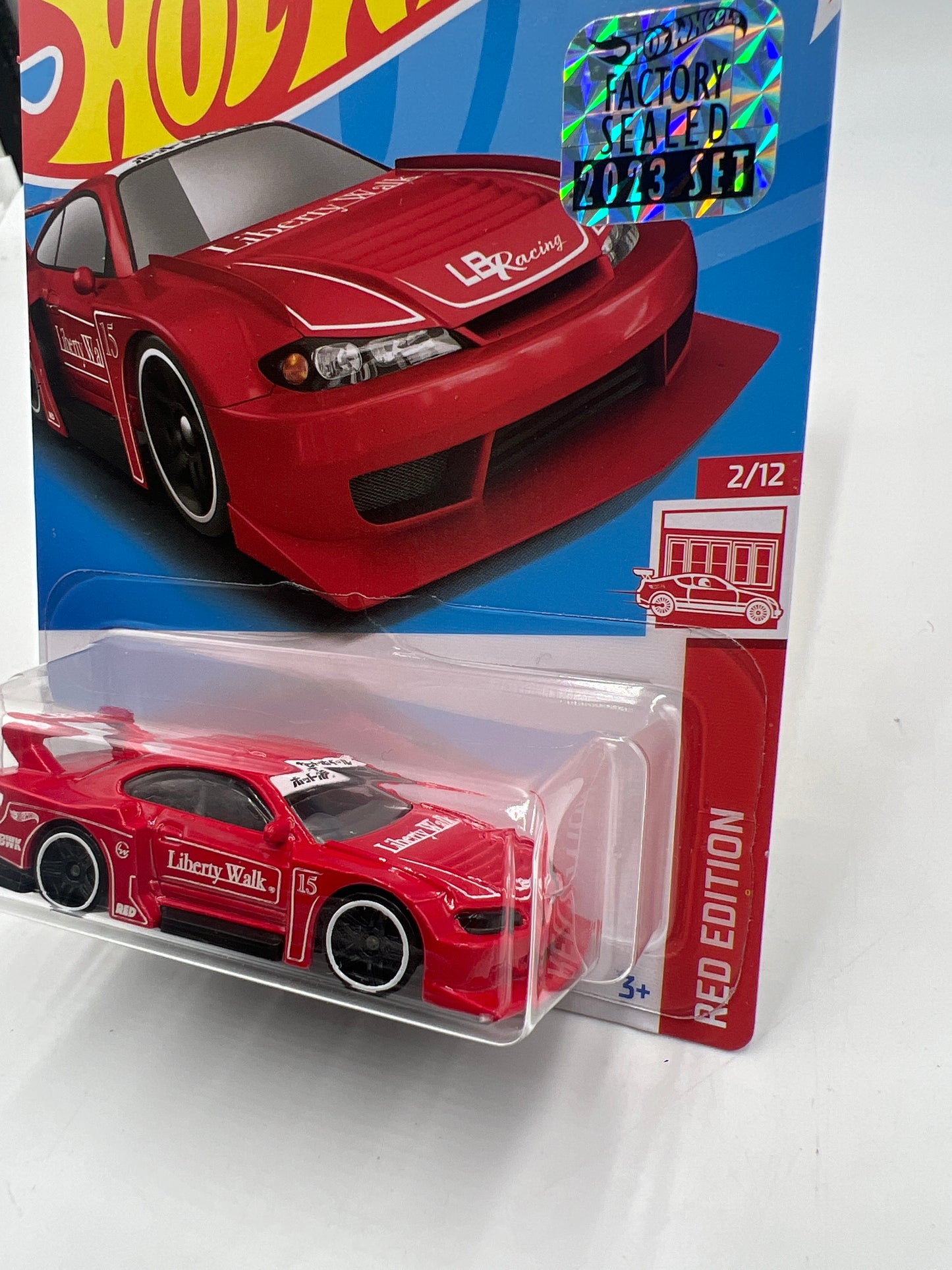 2023 Hot Wheels Red Edition #17 LB Super Silhouette Nissan Silvia Factory Sealed W/Protector