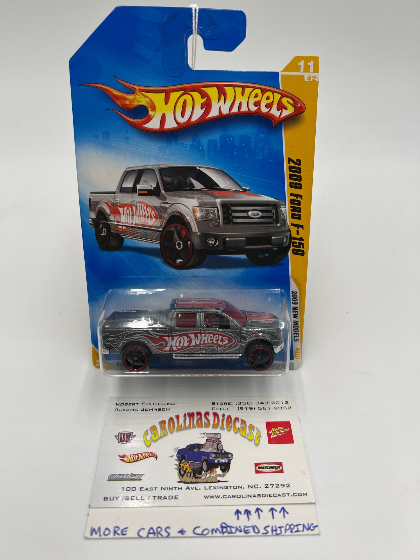 2009 Hot Wheels New Models #11 2009 Ford F-150 Silver 27A