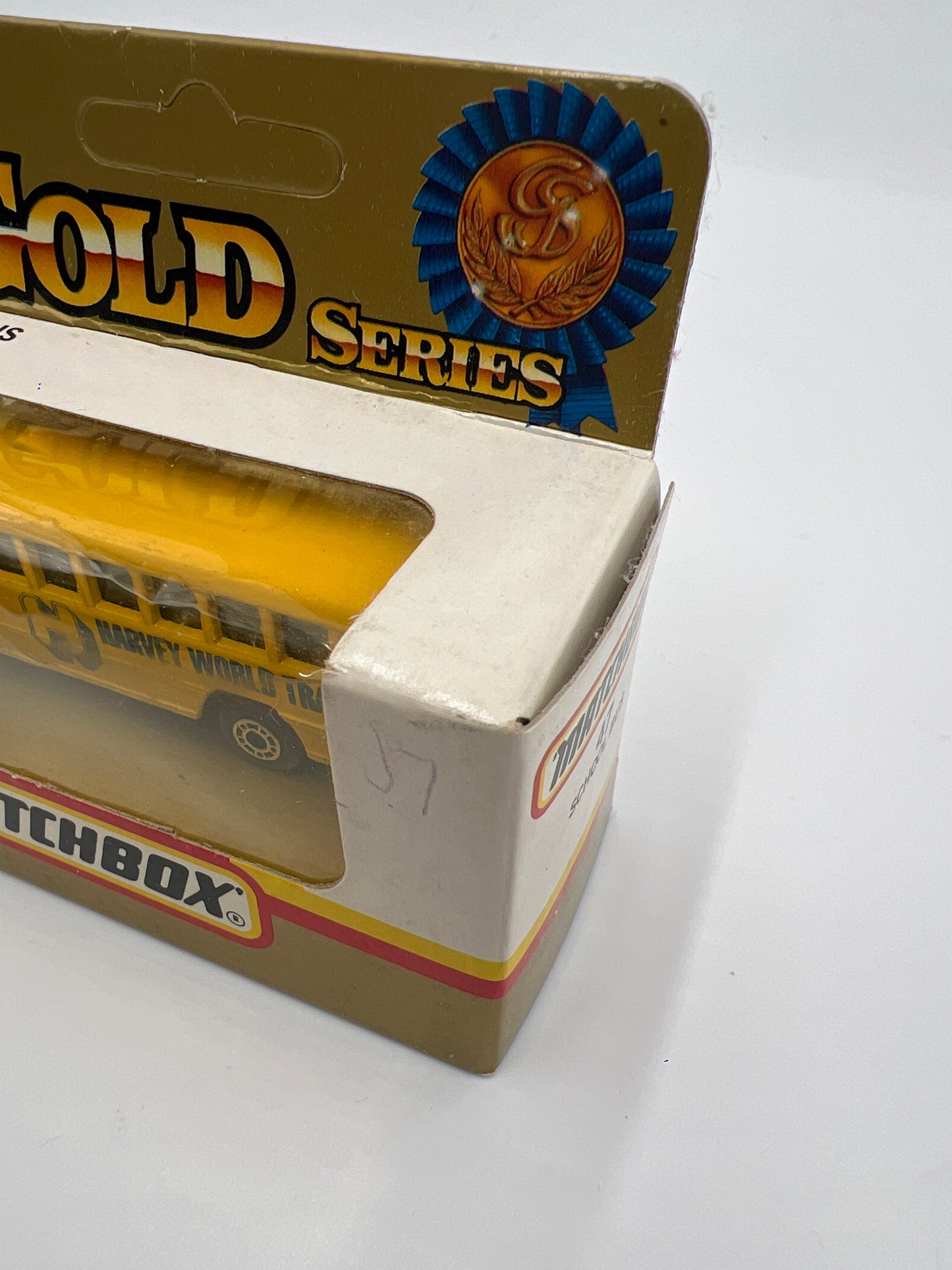 Matchbox Unpunched Gold Series #47 School Bus Yellow