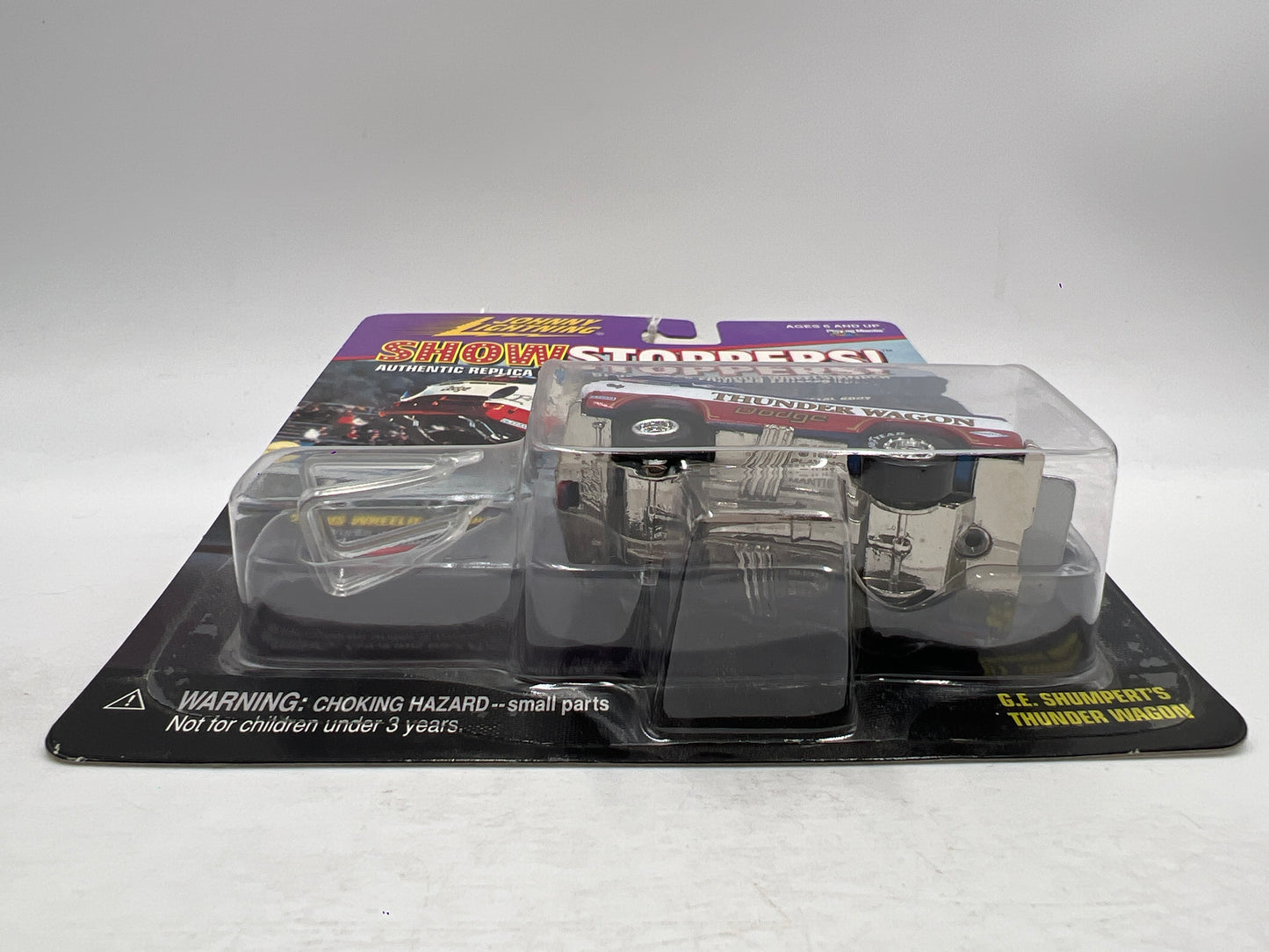Johnny Lightning SIGNED Show Stoppers GE Shumperts Dodge Thunder Wagon #1