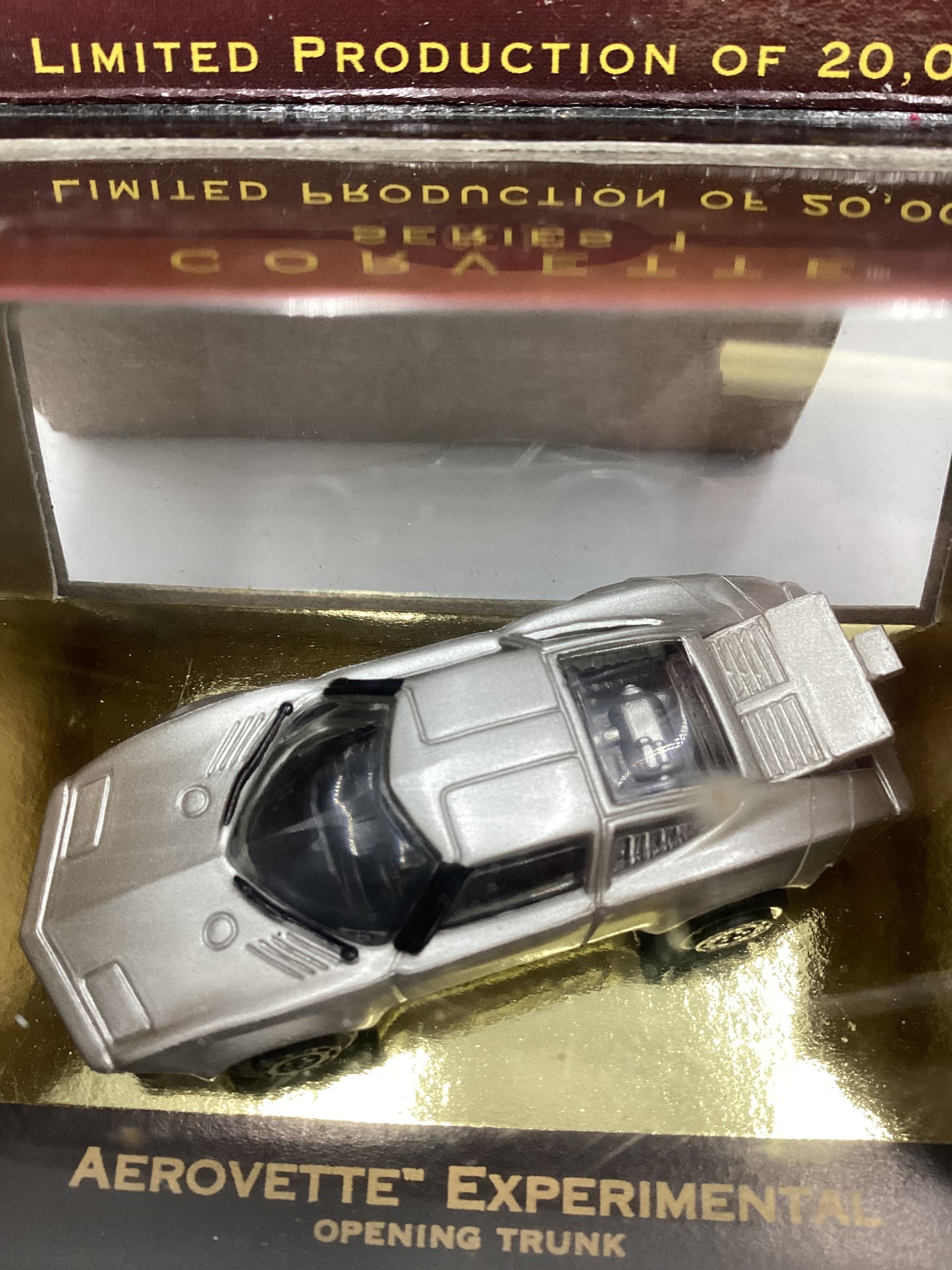 Micro Machines Collectors Edition Corvette Series 1 1967 Aerovette Experimental Silver 1/20000 SR CE 10