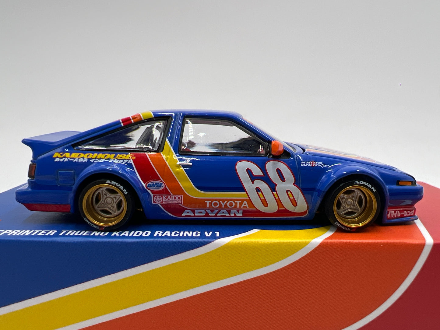 Mini GT Kaido House #196 Toyota AE86 Sprinter Trueno Kaido Racing V1 Blue