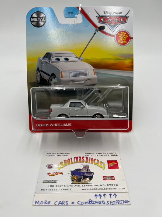 Disney Pixar Cars Metal Series Derek Wheeliams Silver 138H