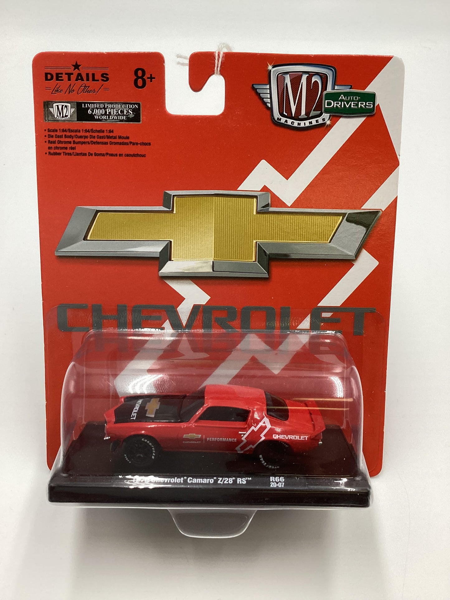 M2 Machines Auto Drivers Chevrolet 1970 Chevrolet Camaro Z/28 RS R66 Red