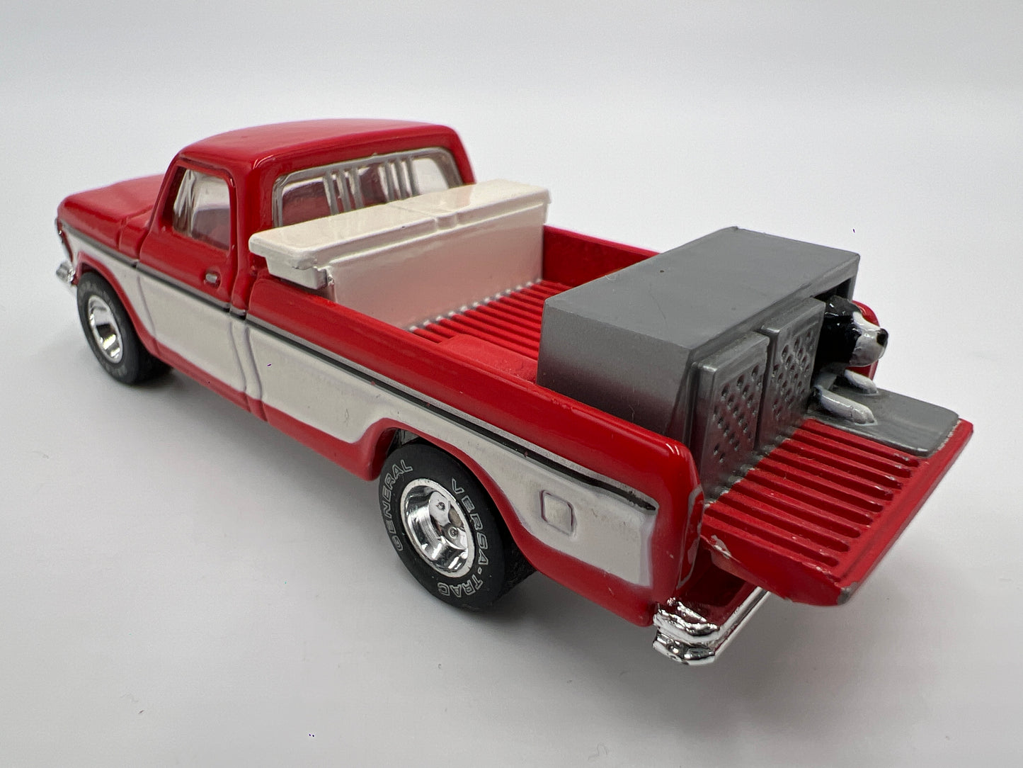 Hot Wheels 1/64 Premium Black Box Sam Walton 1979 Ford F-150 Red W/Dog Loose