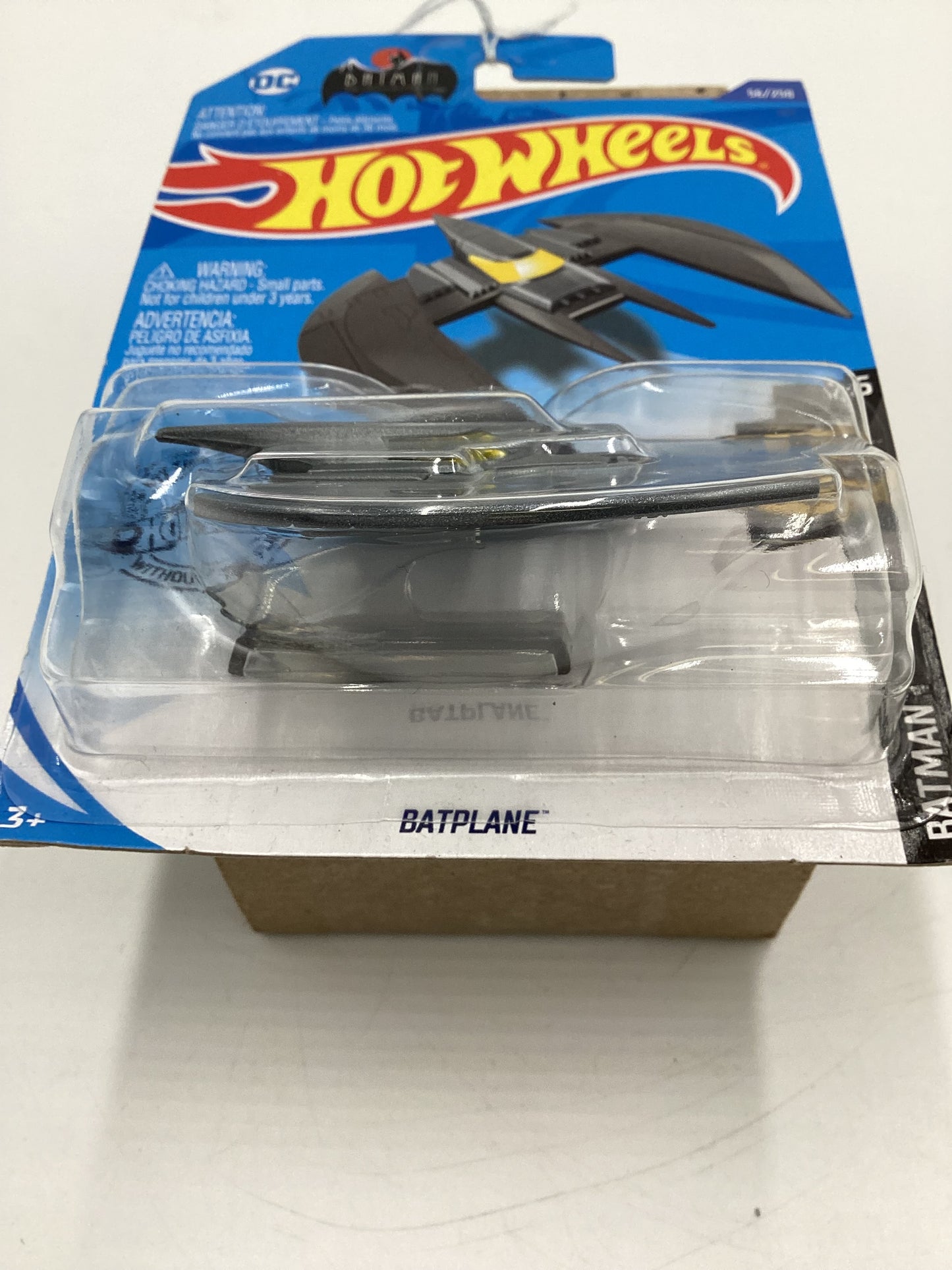 2020 Hot Wheels Batman #56 Batplane Gray 120C