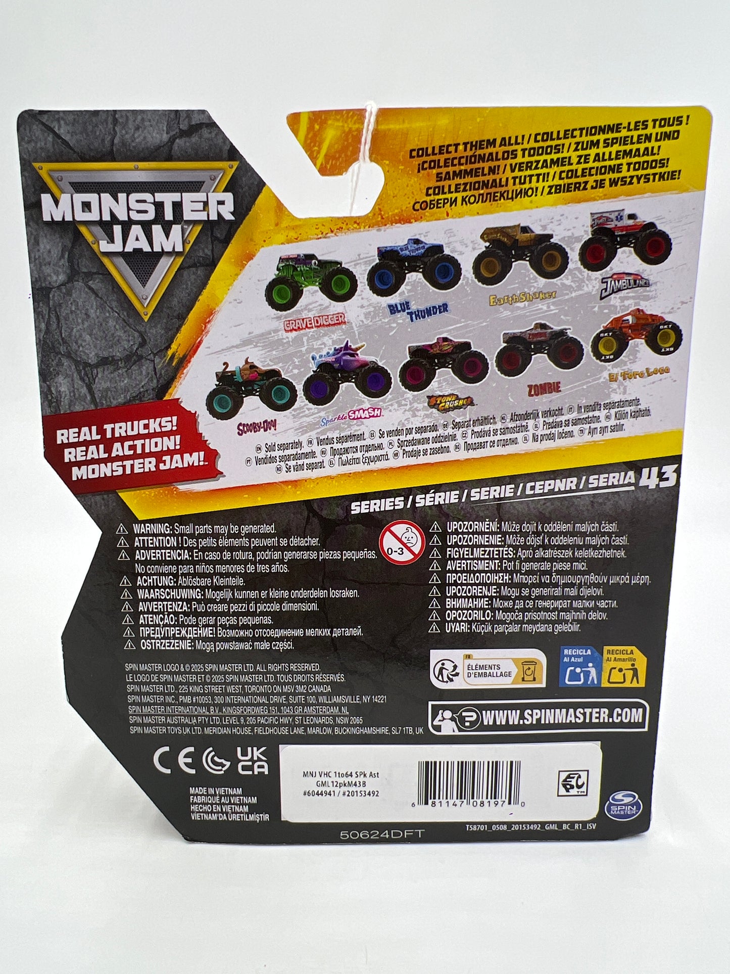 2025 Monster Jam Series 43 CHASE Training Trucks El Toro Loco