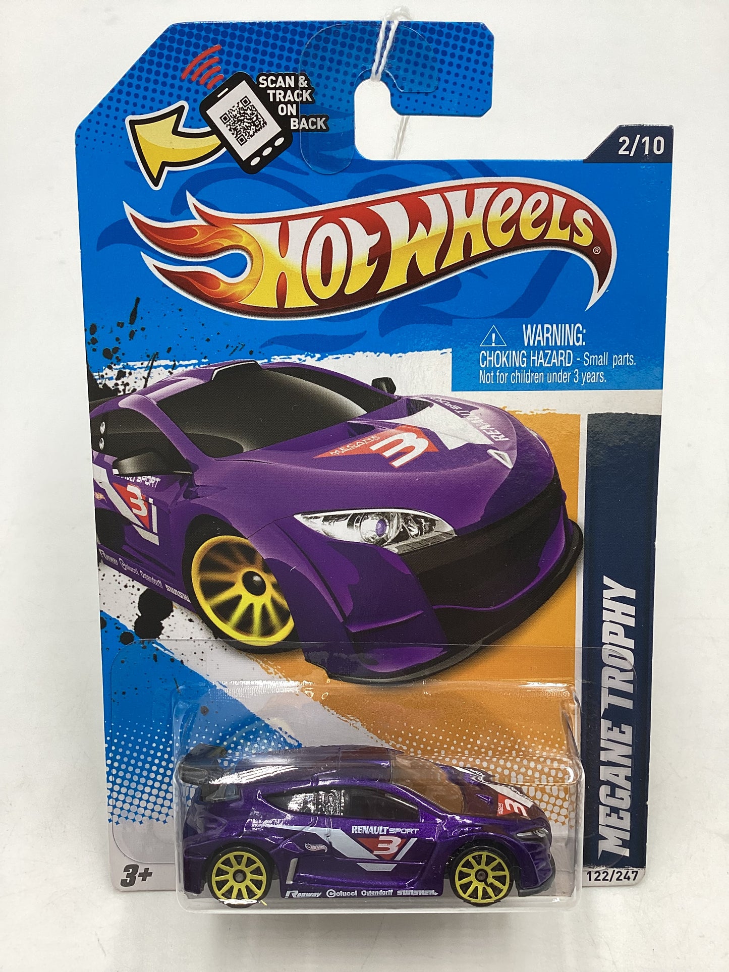 2012 Hot Wheels All Stars #122 Megane Trophy Purple 67F