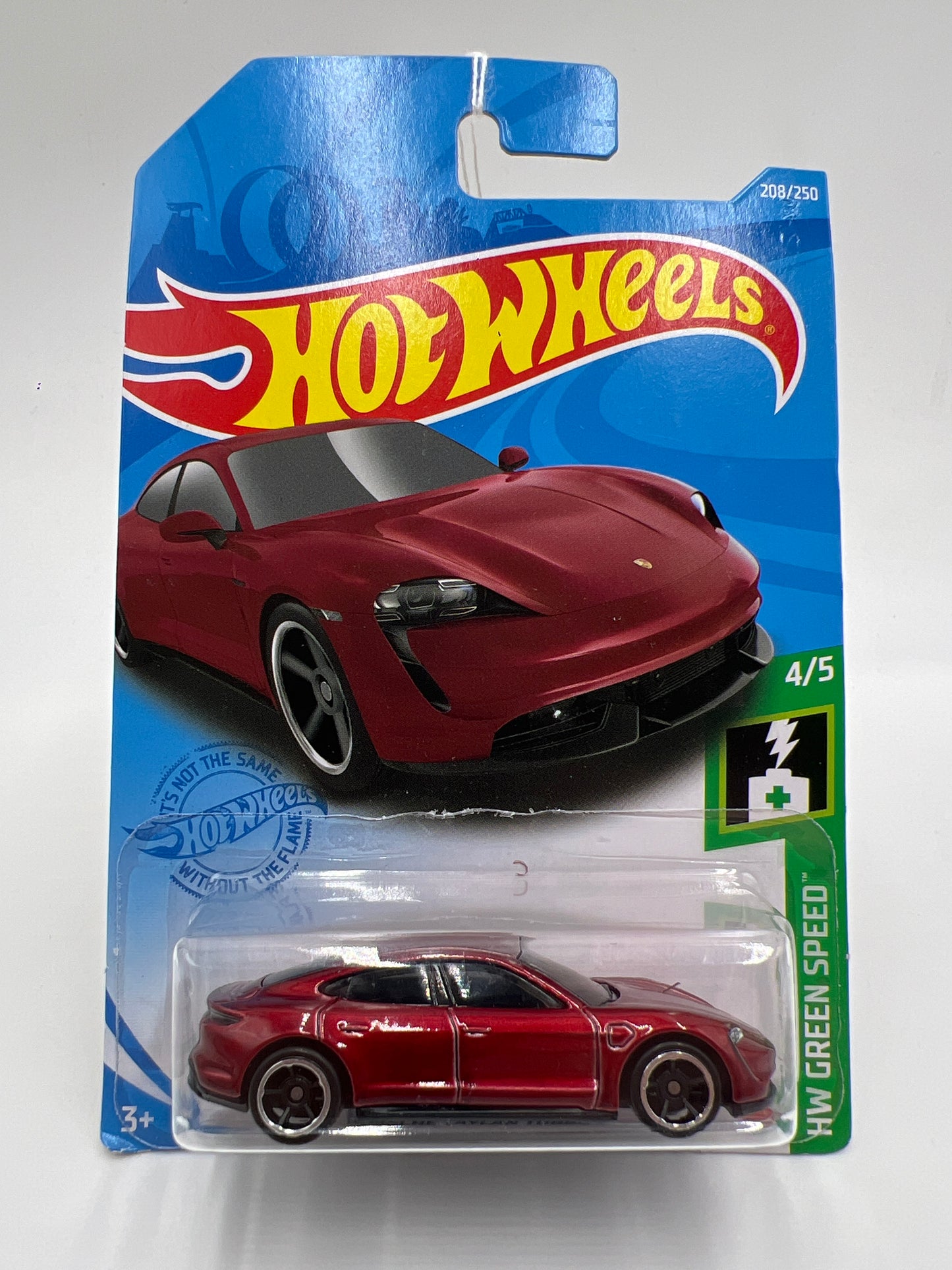 2022 Hot Wheels Green Speed #208 Porsche Taycan Turbo S Red 99A