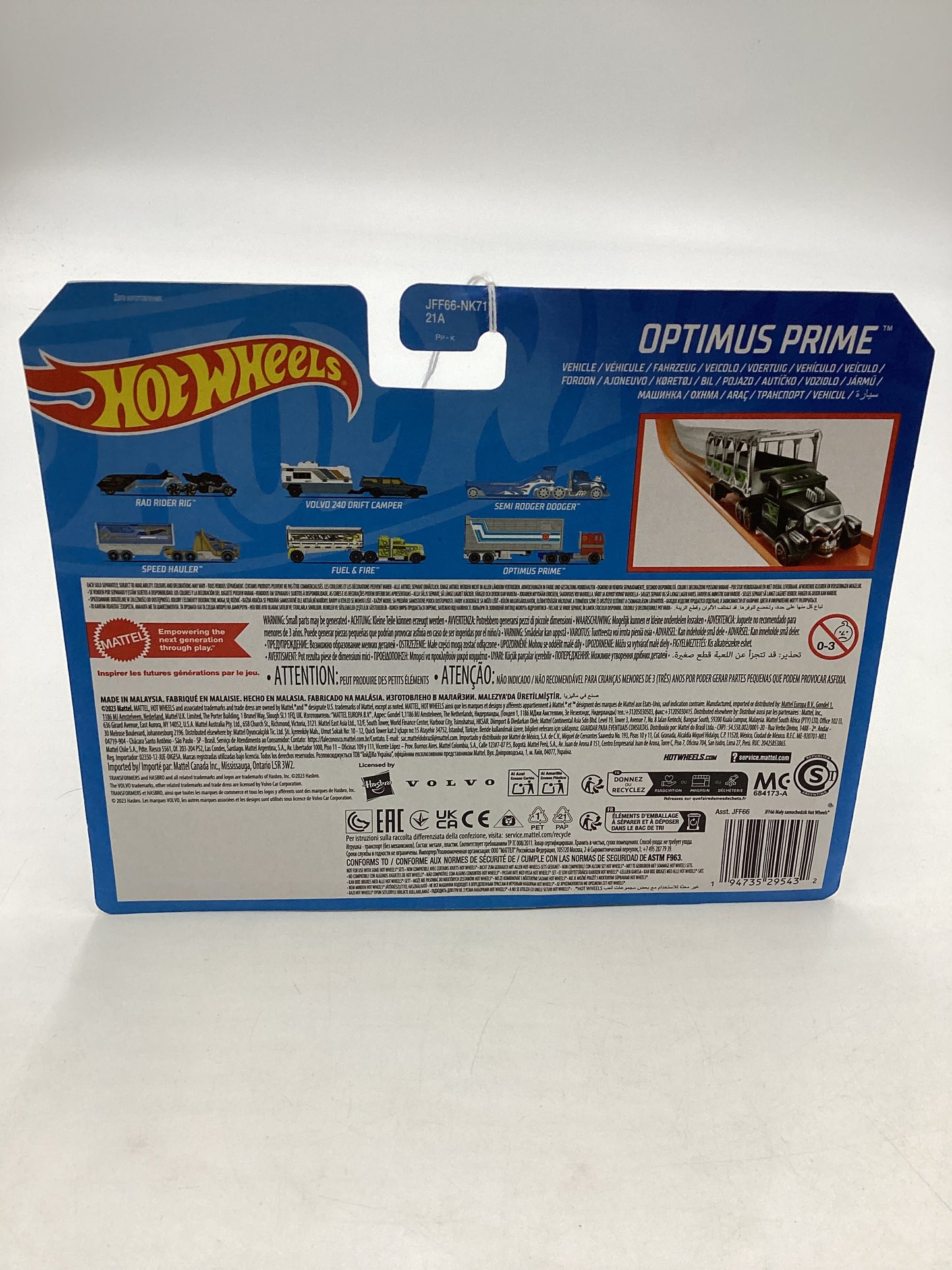 2024 Hot Wheels Track Fleet Optimus Prime see description SR