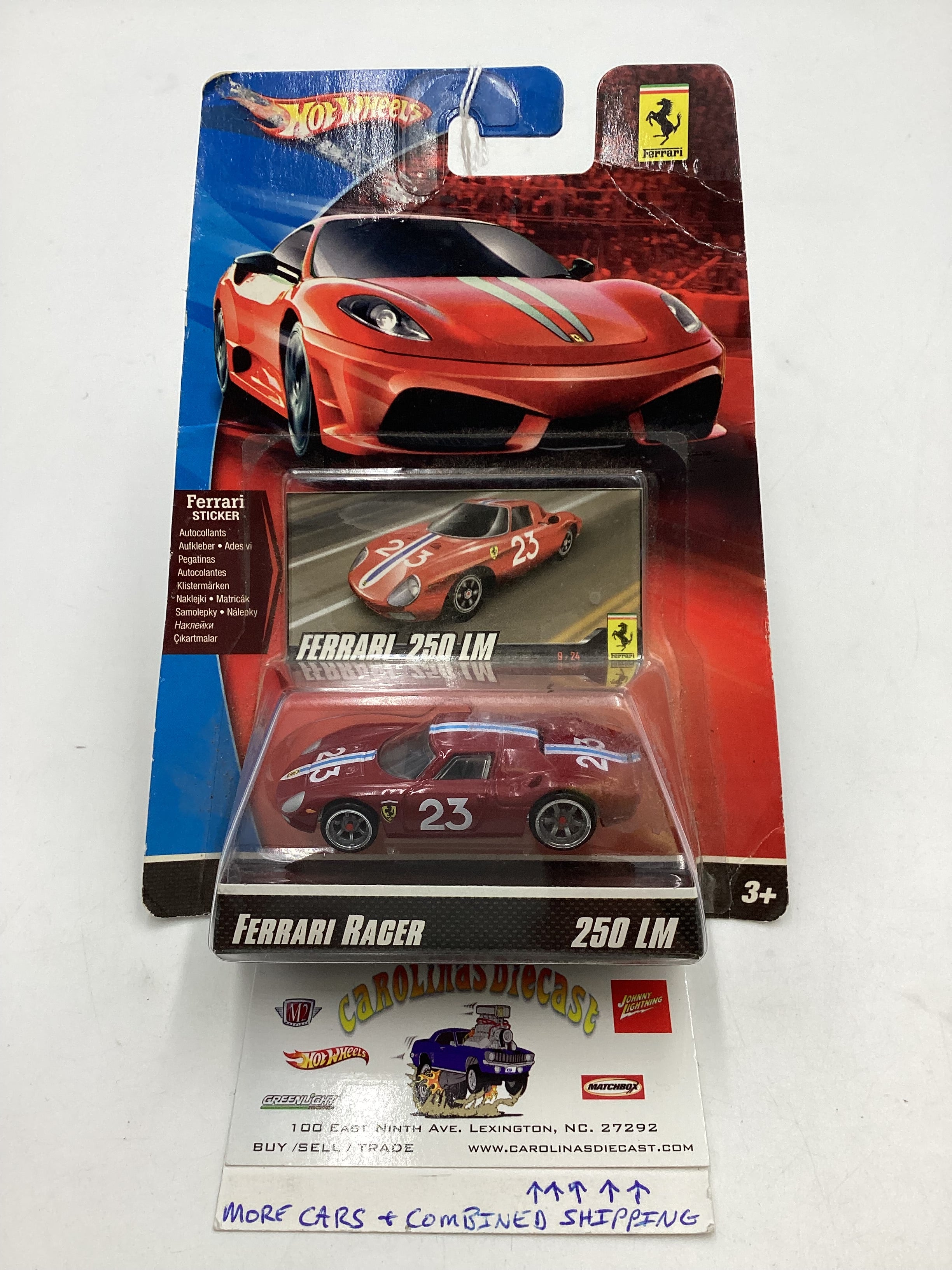 Hot Wheels Ferrari Racer 9/24 Ferrari 250 LM – carolinasdiecast