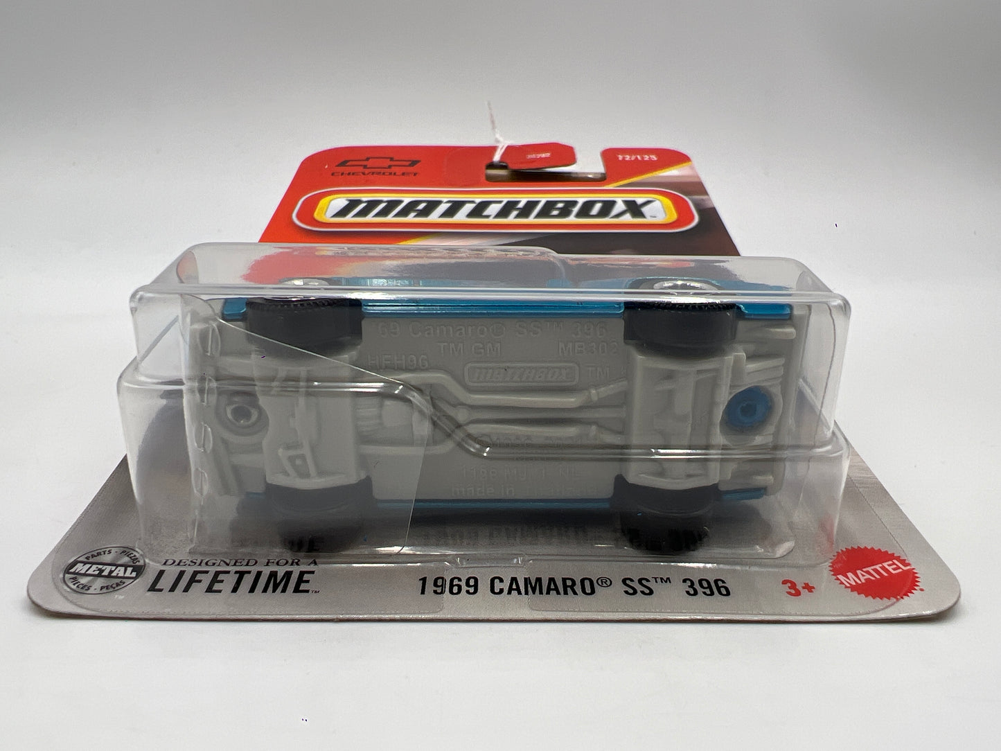 2025 Matchbox #72 1969 Camaro SS 396 Blue 215i