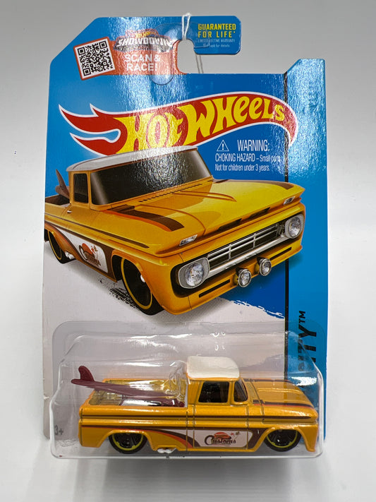 2015 Hot Wheels City #72 Custom 62 Chevy Yellow