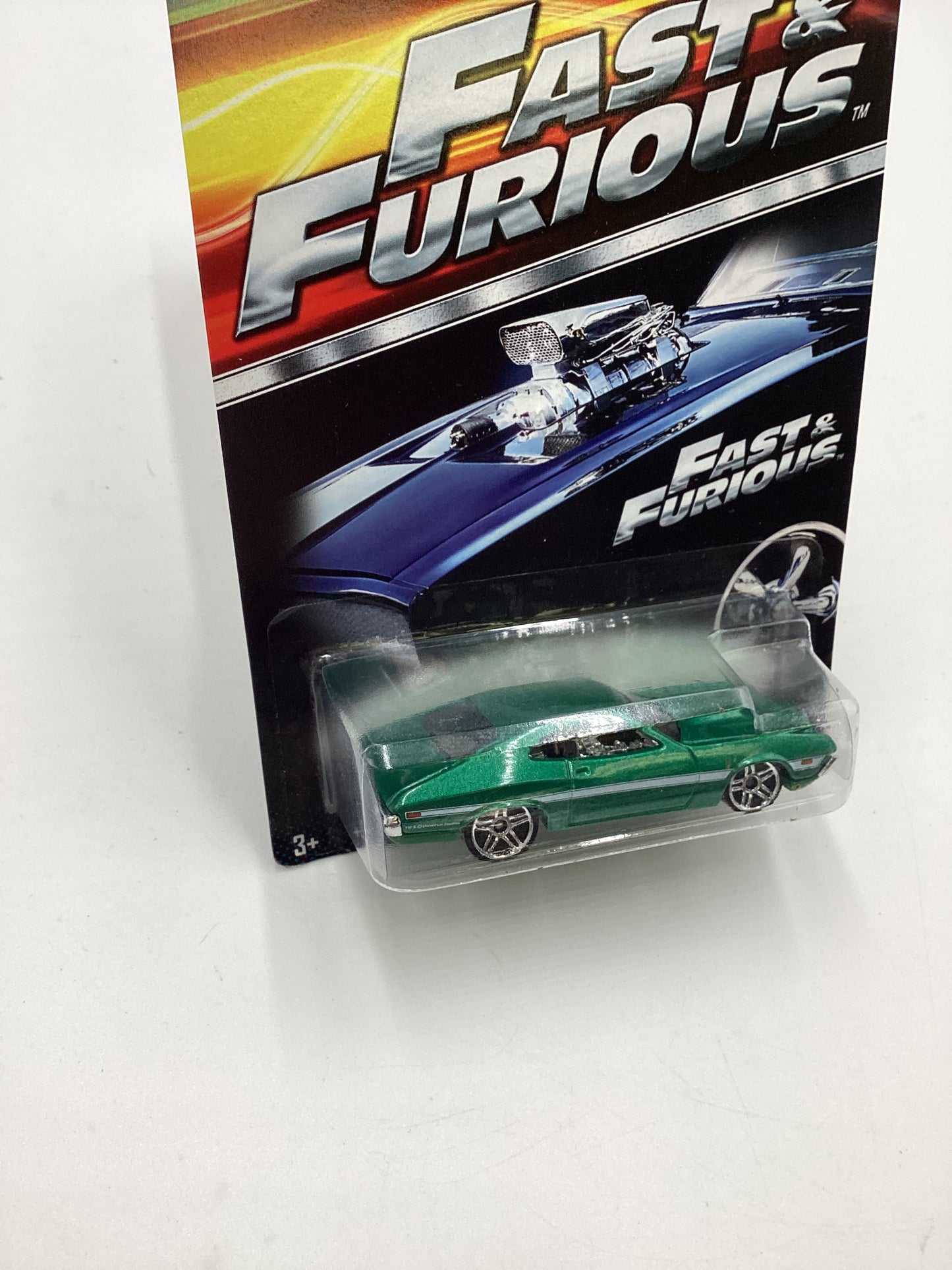 2015 Hot Wheels Fast & Furious #4 72 Ford Grand Torino Sport Green 69D