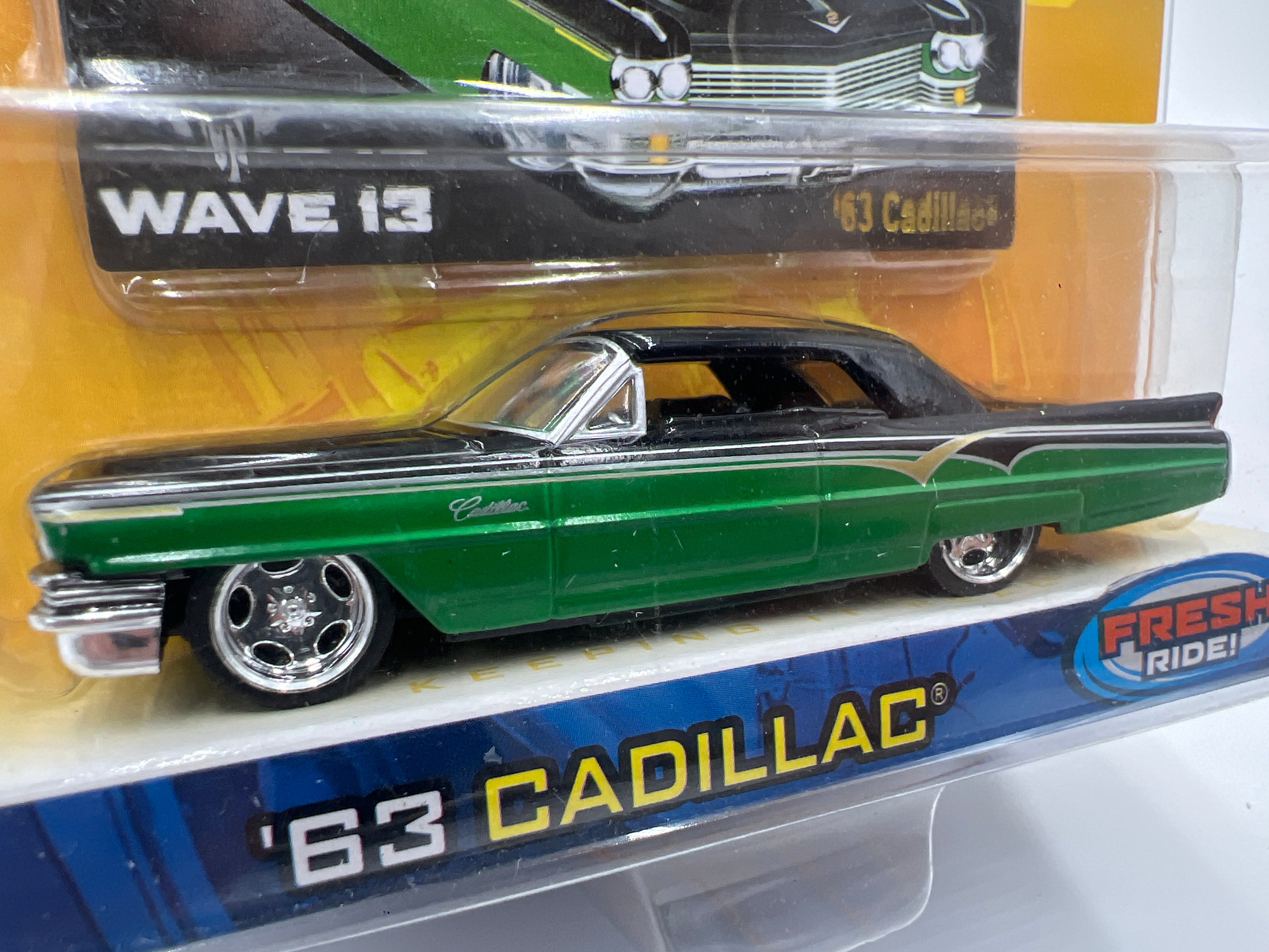 Jada Dub City Old Skool Wave 13 #140 63 Cadillac Green/Black SR