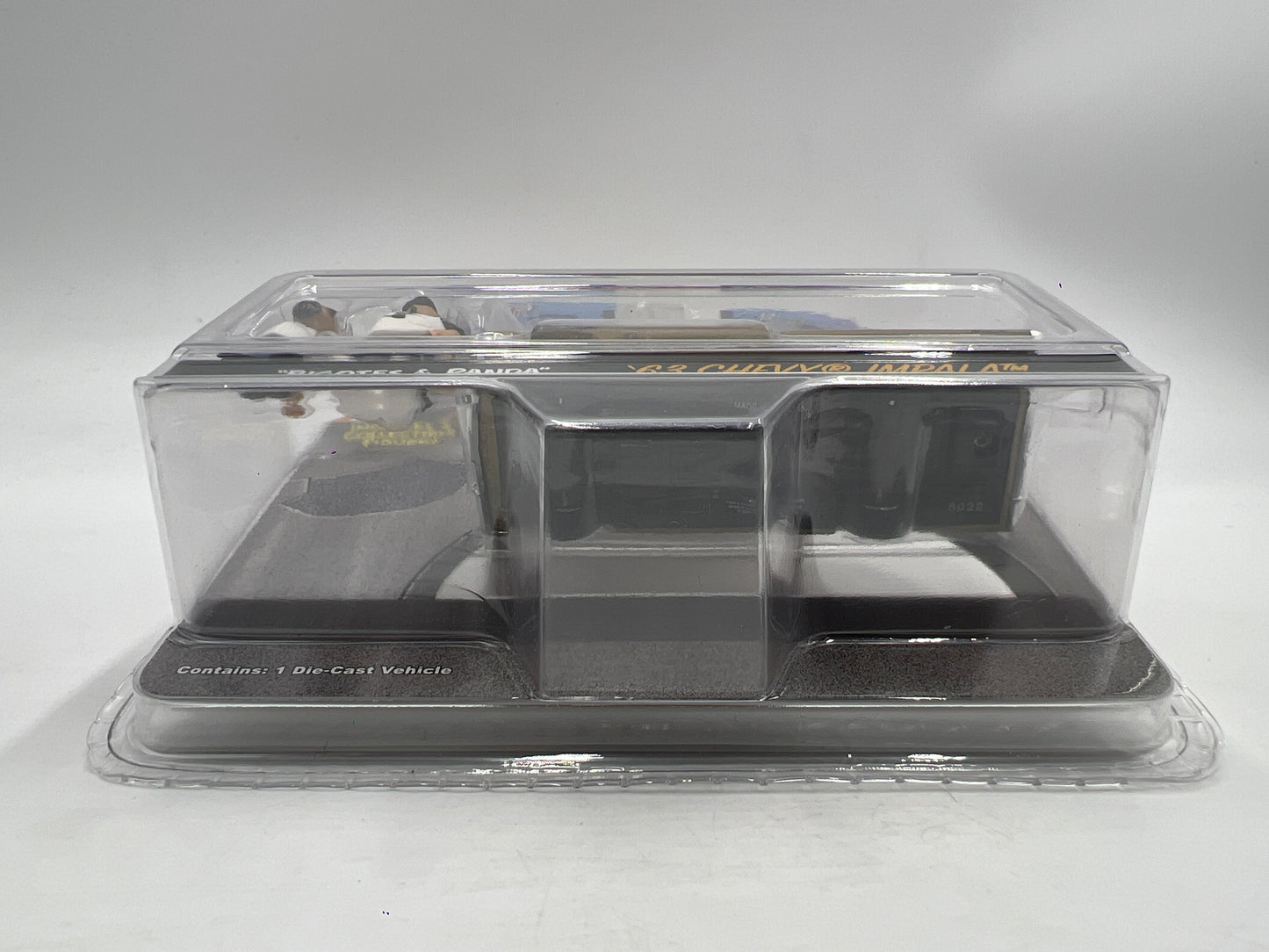 Greenlight x DGA Homie Rollerz CHASE 63 Chevy Impala Gold & Bigotes/Panda