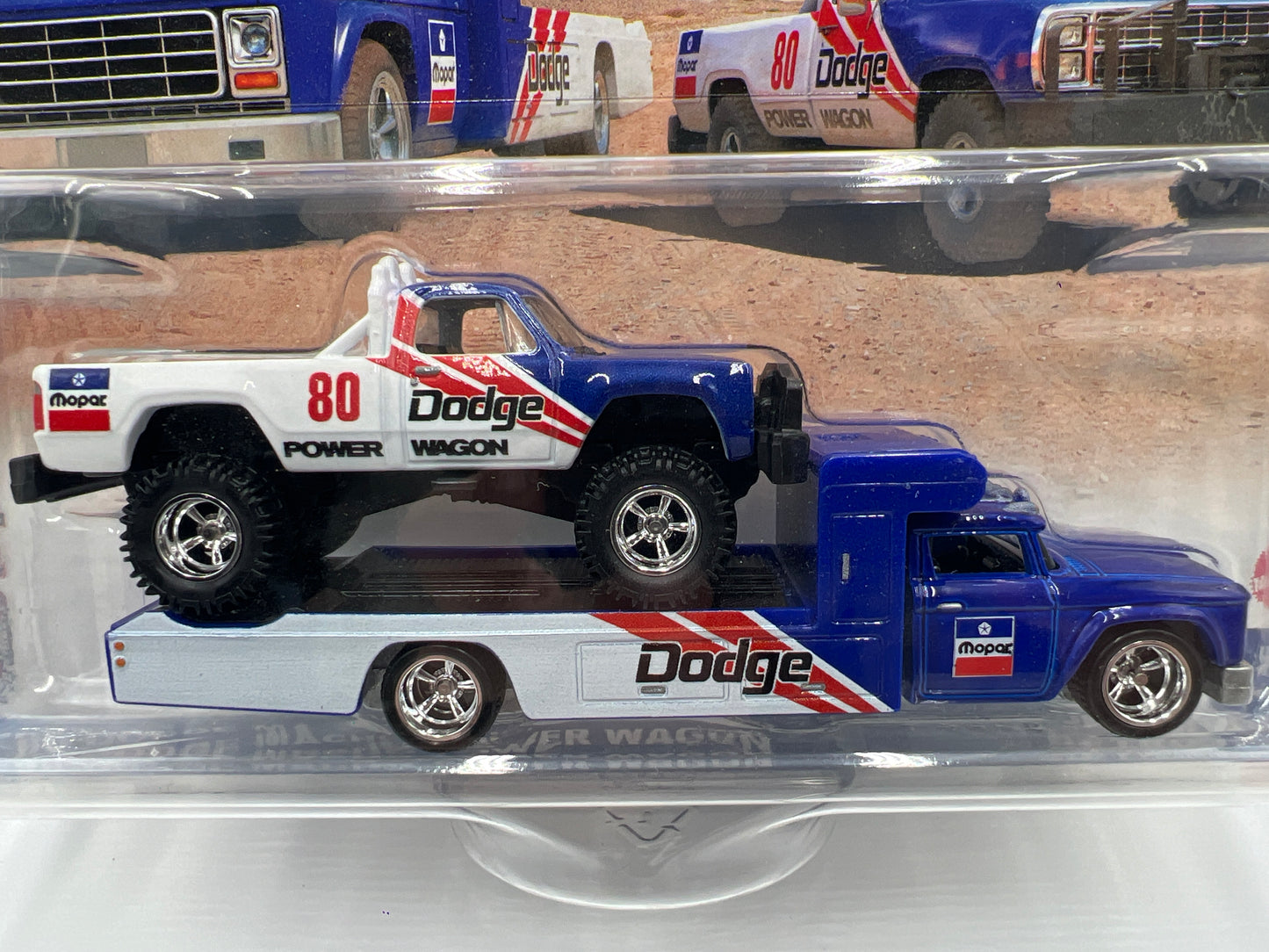 Hot Wheels Team Transport #51 80 Dodge Macho Power Wagon / Retro Rig 279E