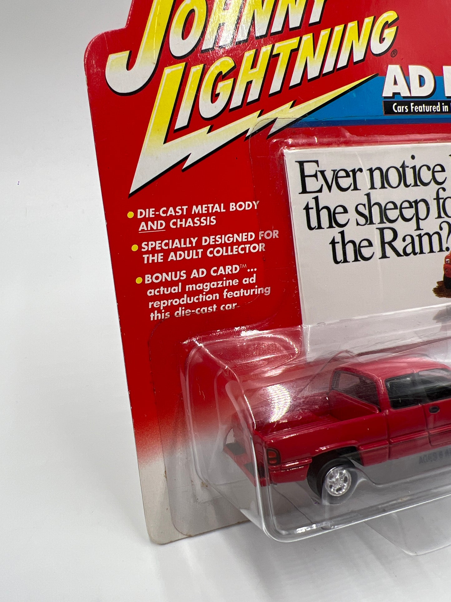 Johnny Lightning Ad Rods 2000 Dodge Ram 2500 Red 228A