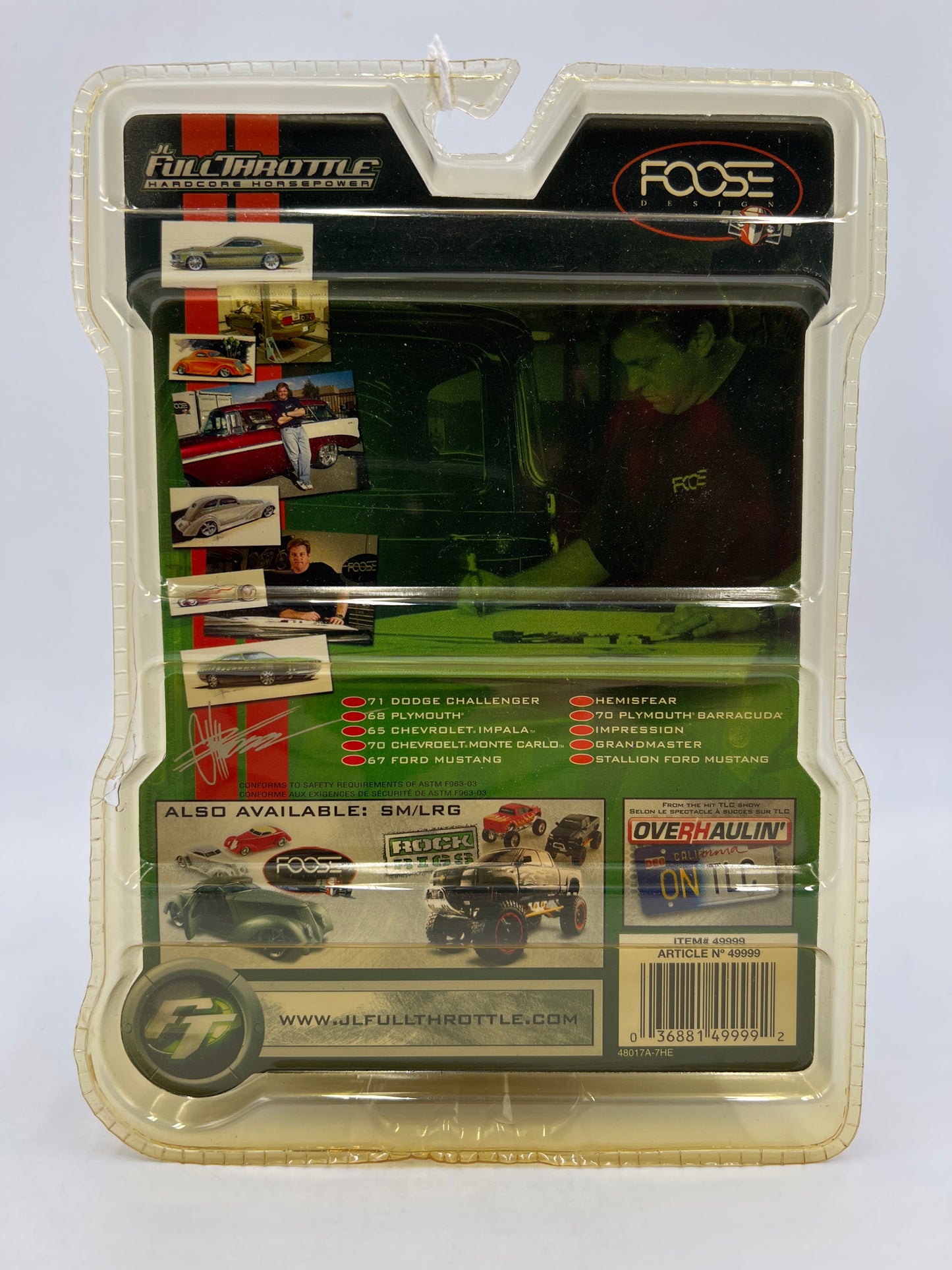 Foose Design Full Throttle #9 70 Monte Carlo Silver 188G